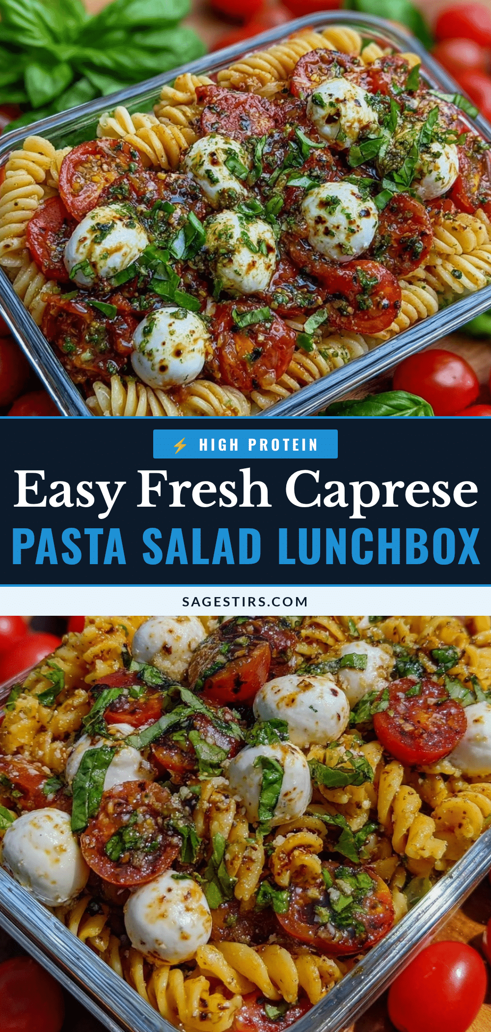 fresh caprese pasta salad recipe