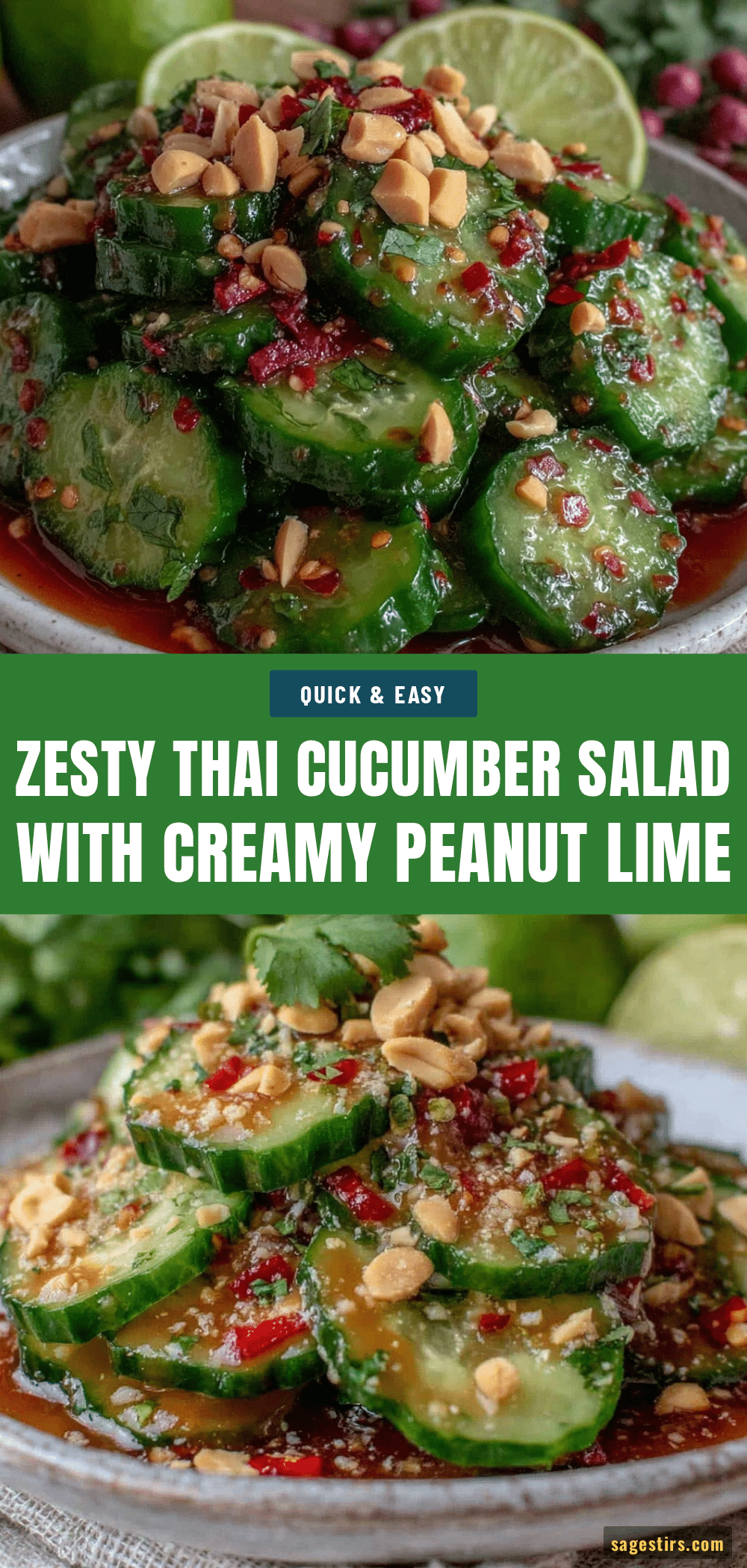 fresh thai cucumber salad recipe