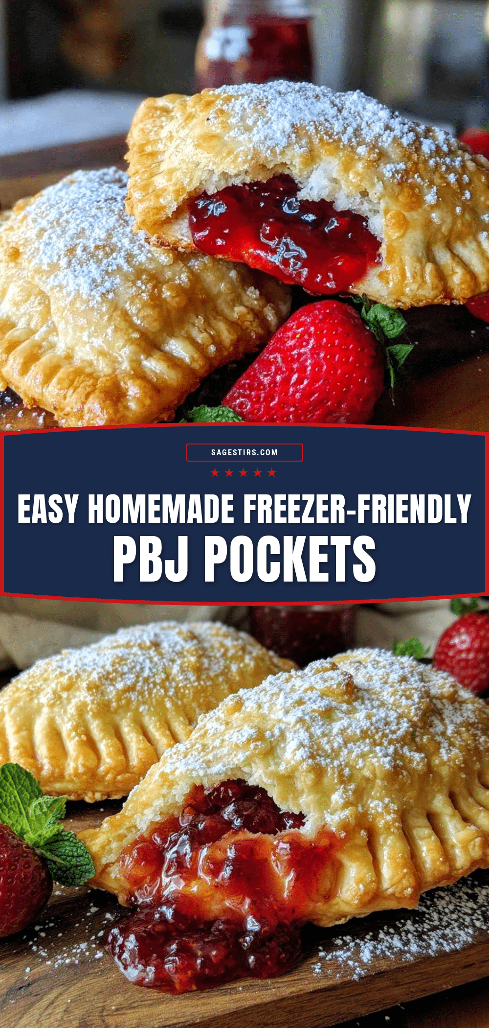 homemade pb&j pockets recipe