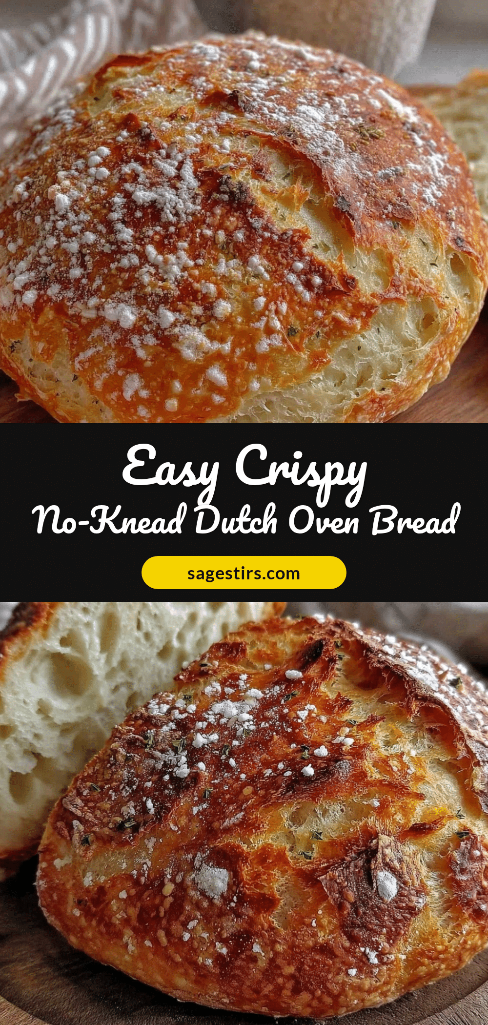 no-knead Dutch oven bread recipe