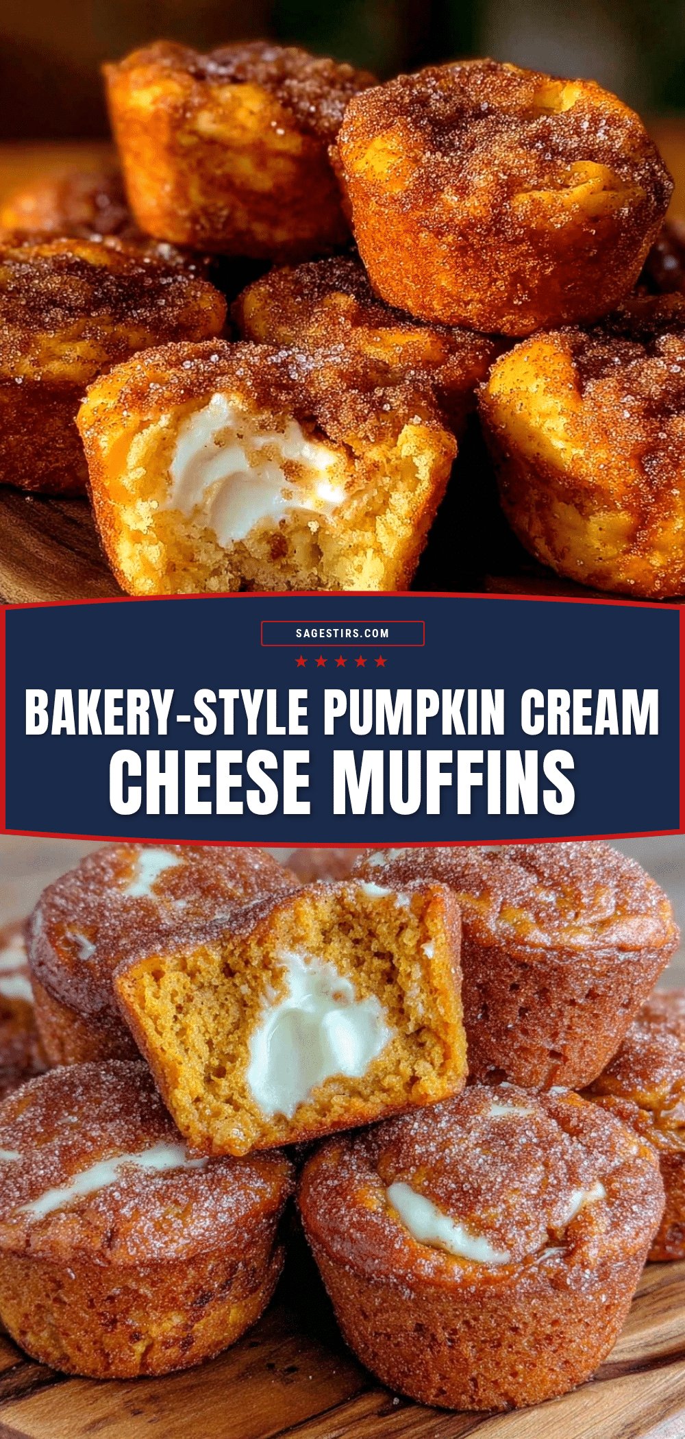 pumpkin cream cheese muffins recipe