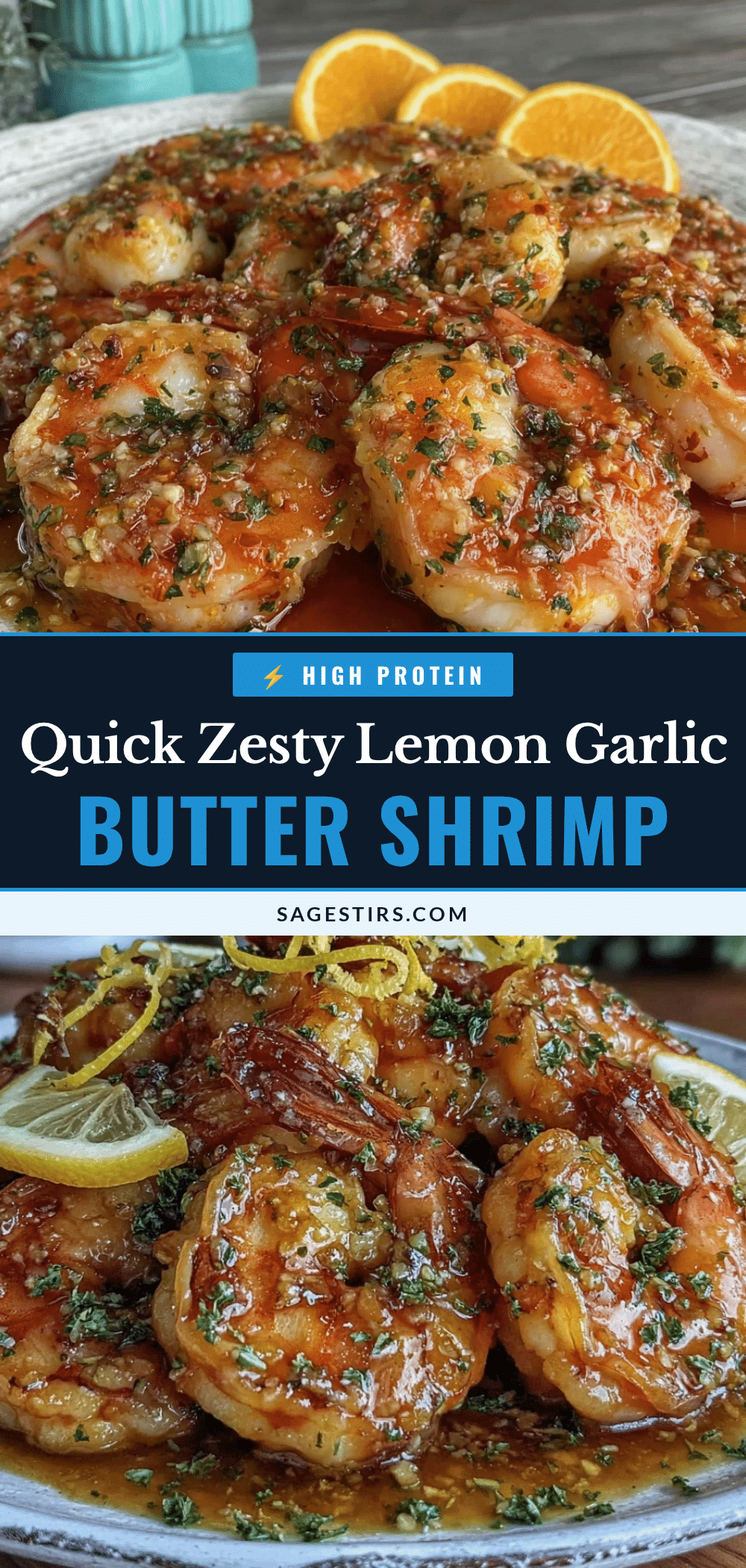 quick lemon garlic butter shrimp recipe