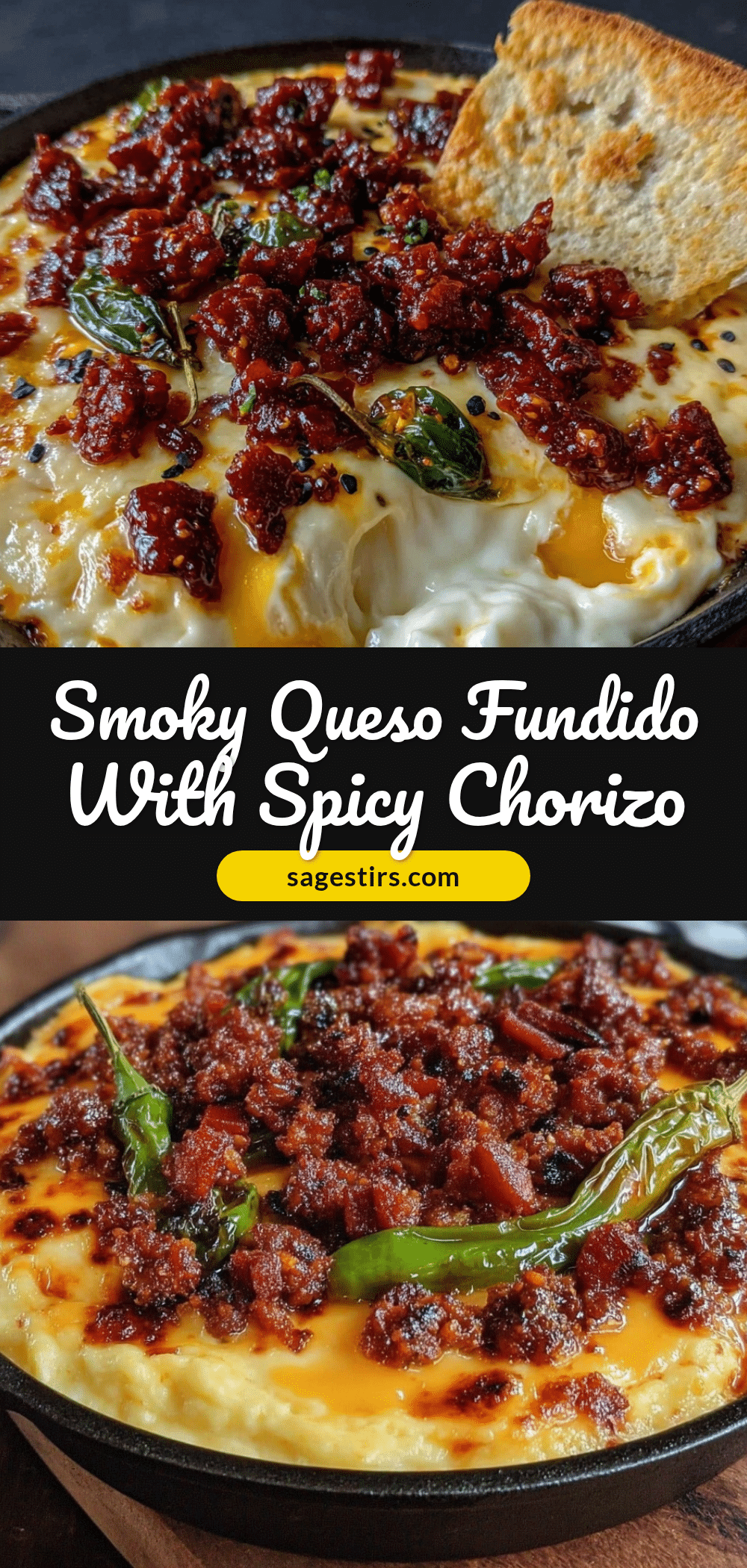 smoked queso fundido dip recipe