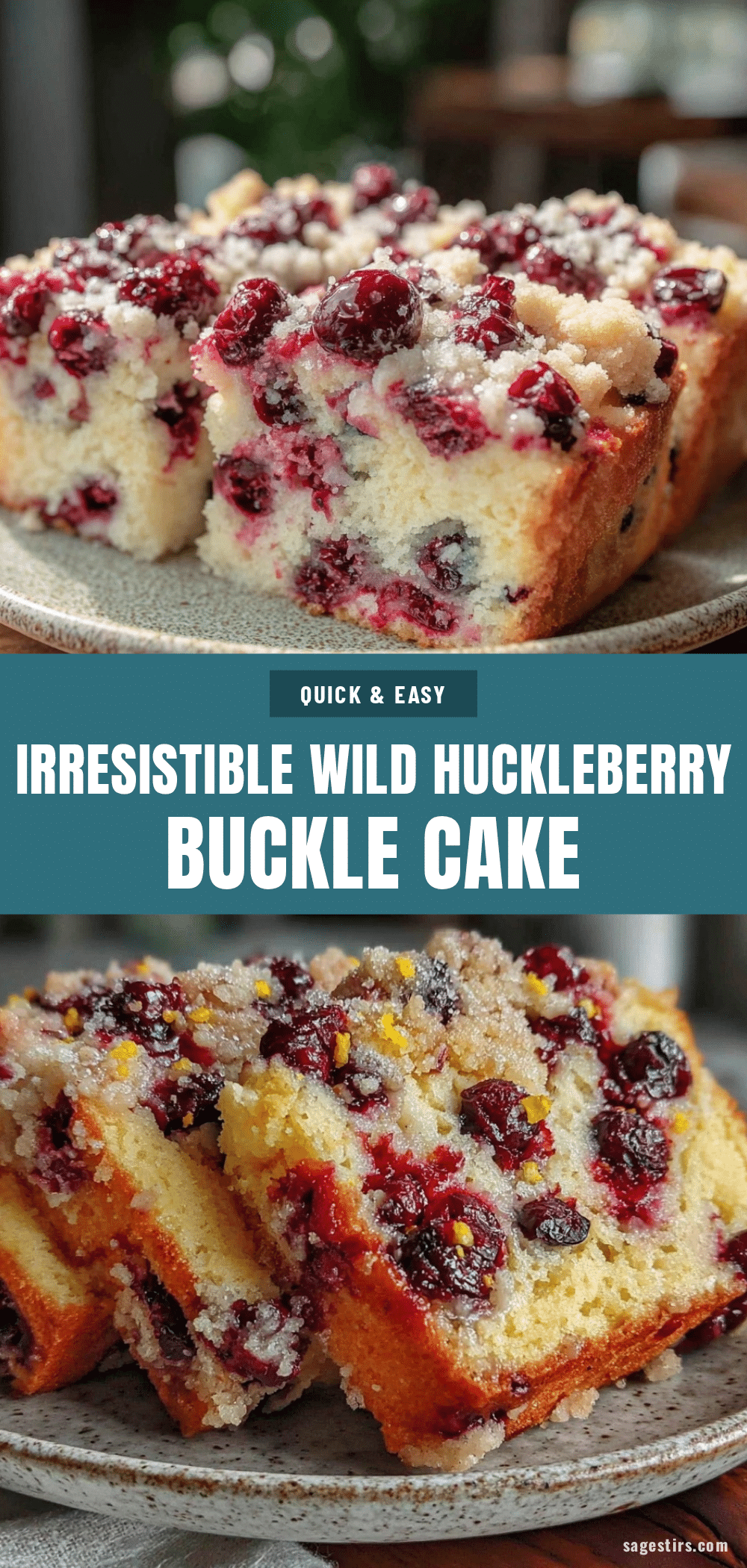 wild huckleberry buckle cake recipe