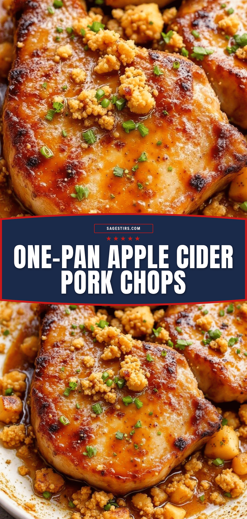 apple cider braised pork chops recipe