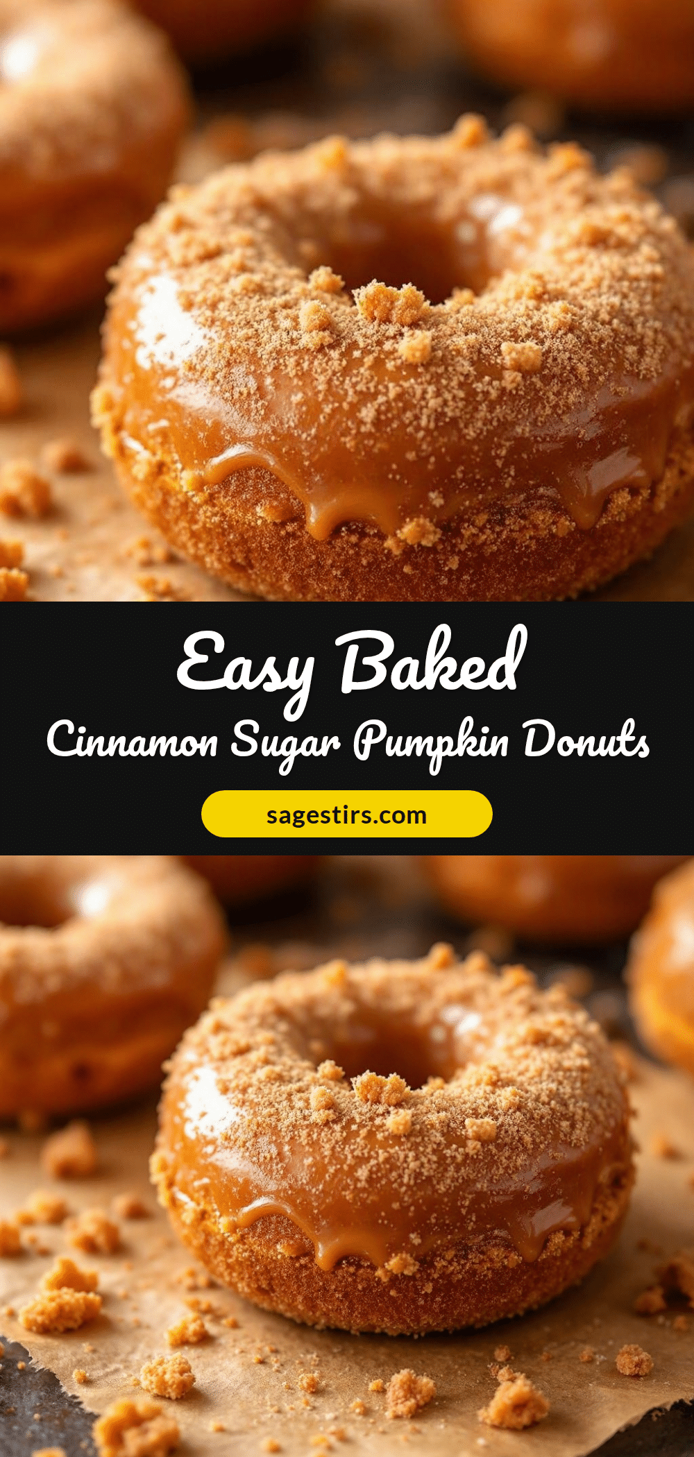baked pumpkin donuts recipe