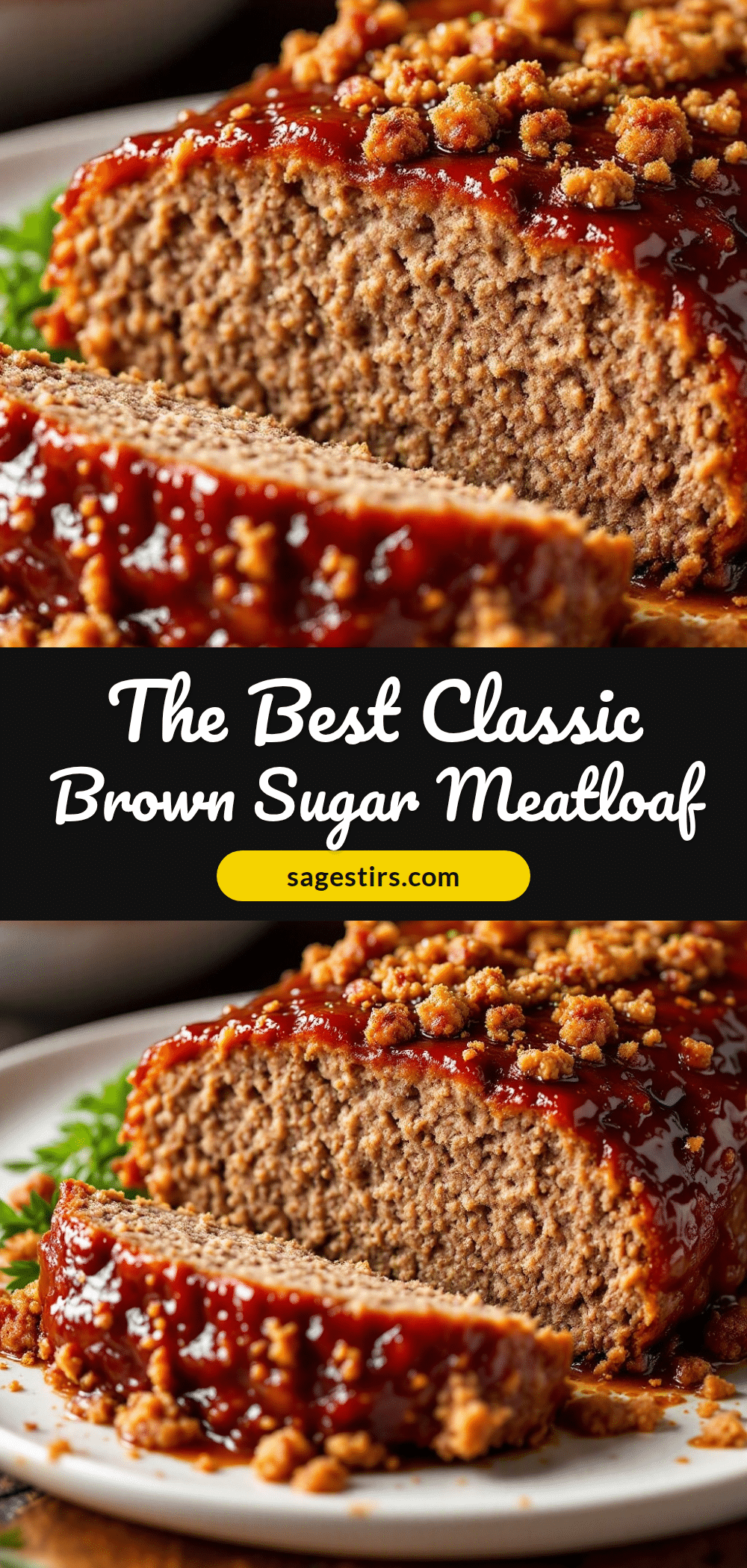 best classic meatloaf with brown sugar glaze recipe