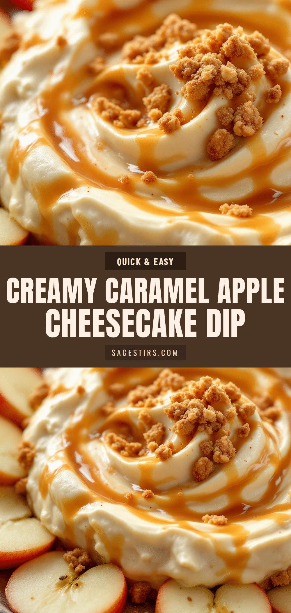 caramel apple cheesecake dip recipe