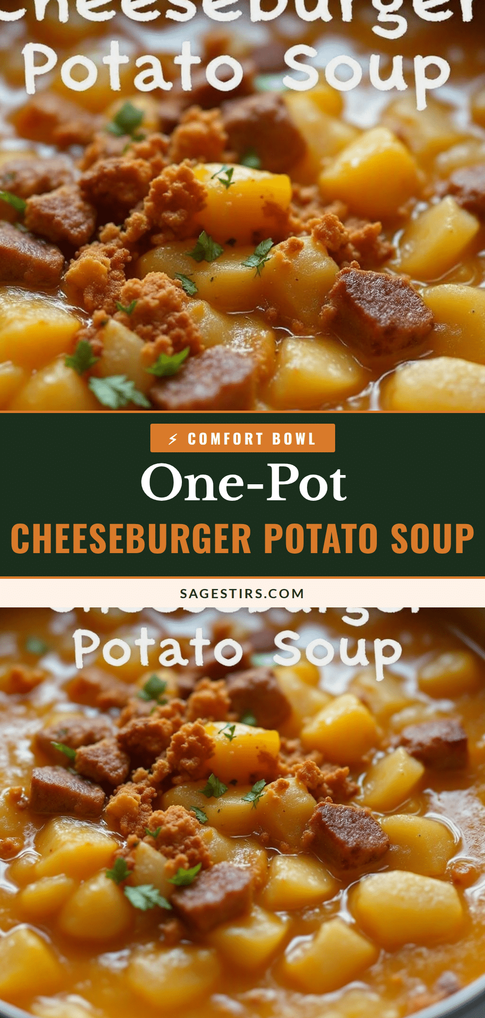 cheeseburger potato soup recipe