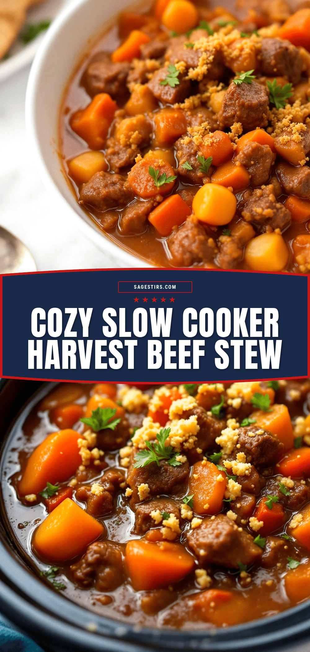 cozy slow cooker fall harvest beef stew recipe