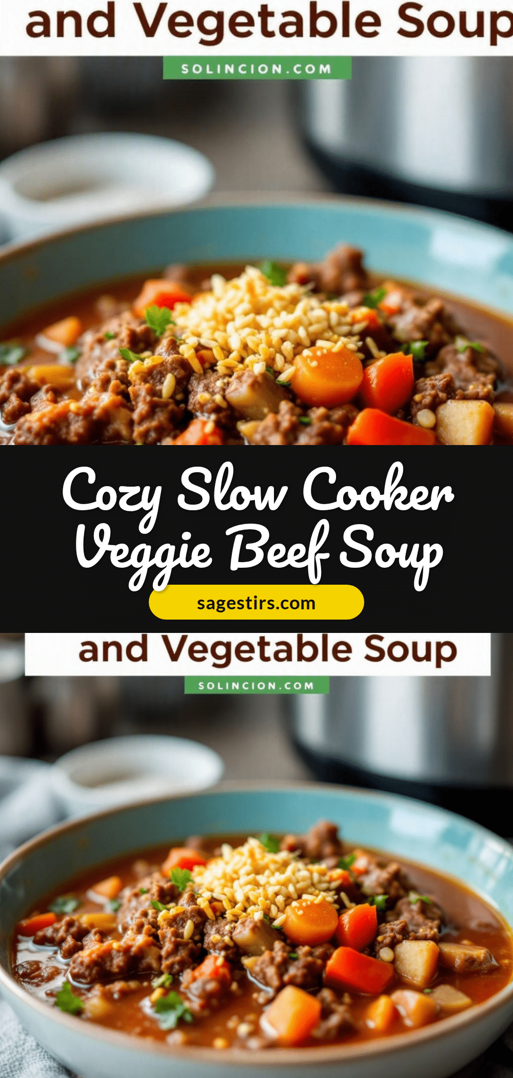 cozy slow cooker ground beef and vegetable soup recipe