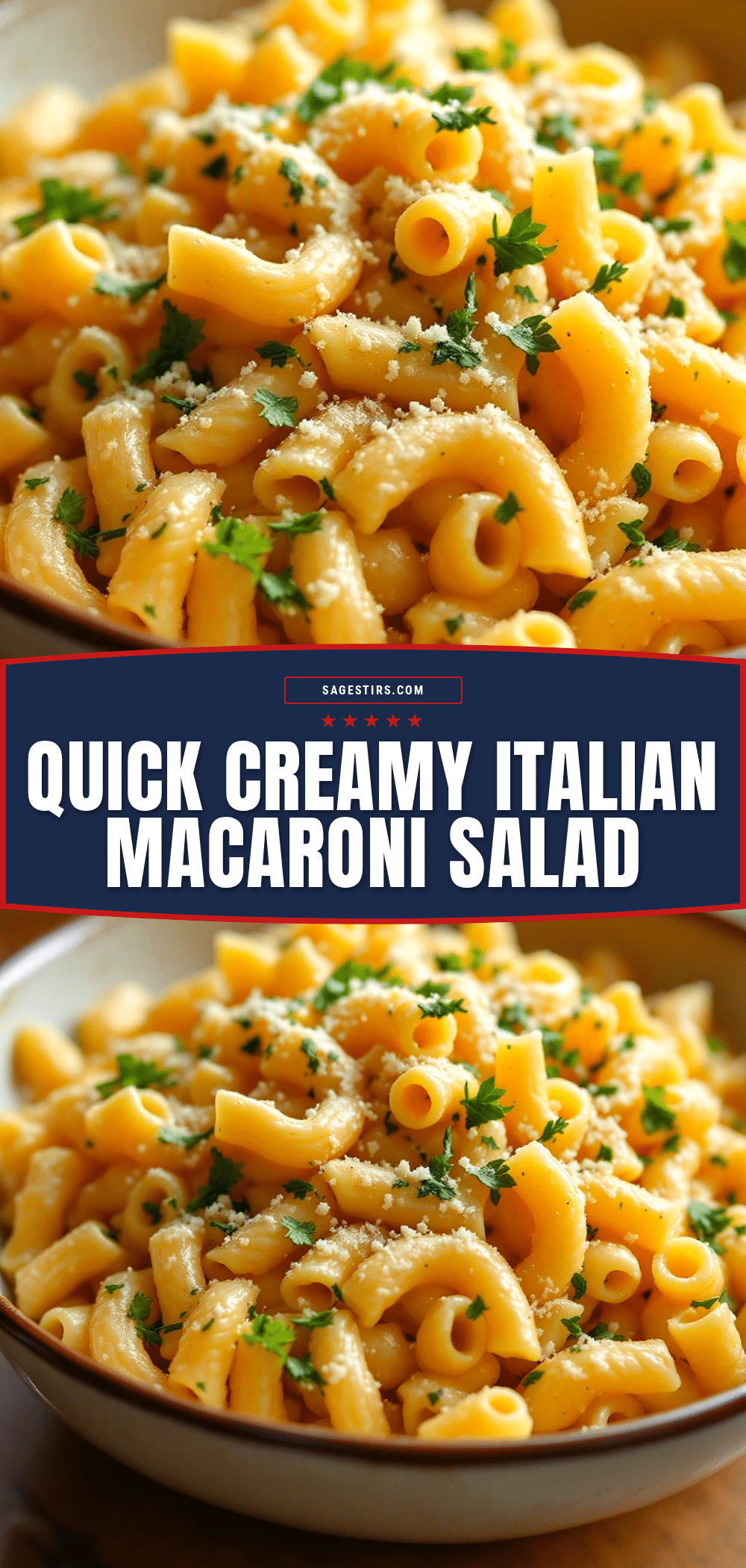 creamy macaroni pasta salad with italian dressing recipe