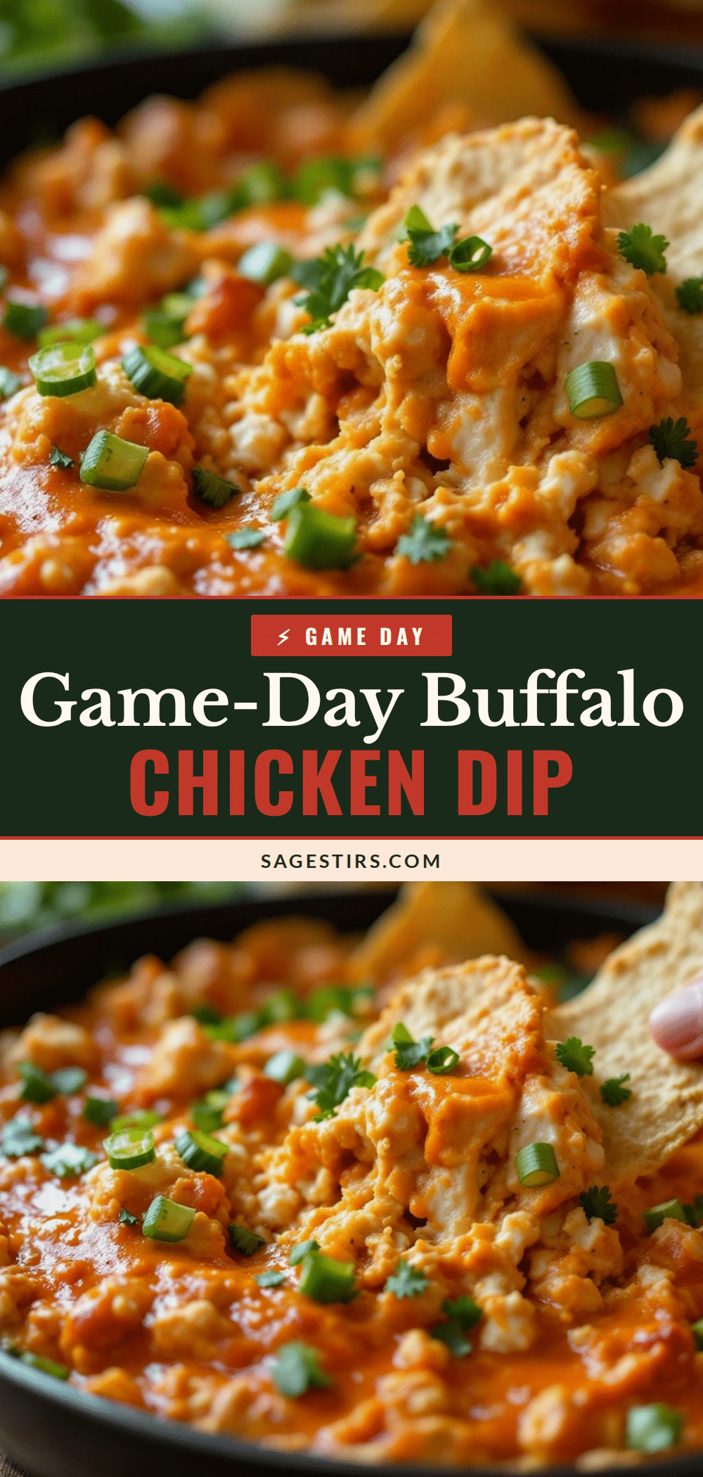 easy buffalo chicken tailgate dip with tortilla chips recipe