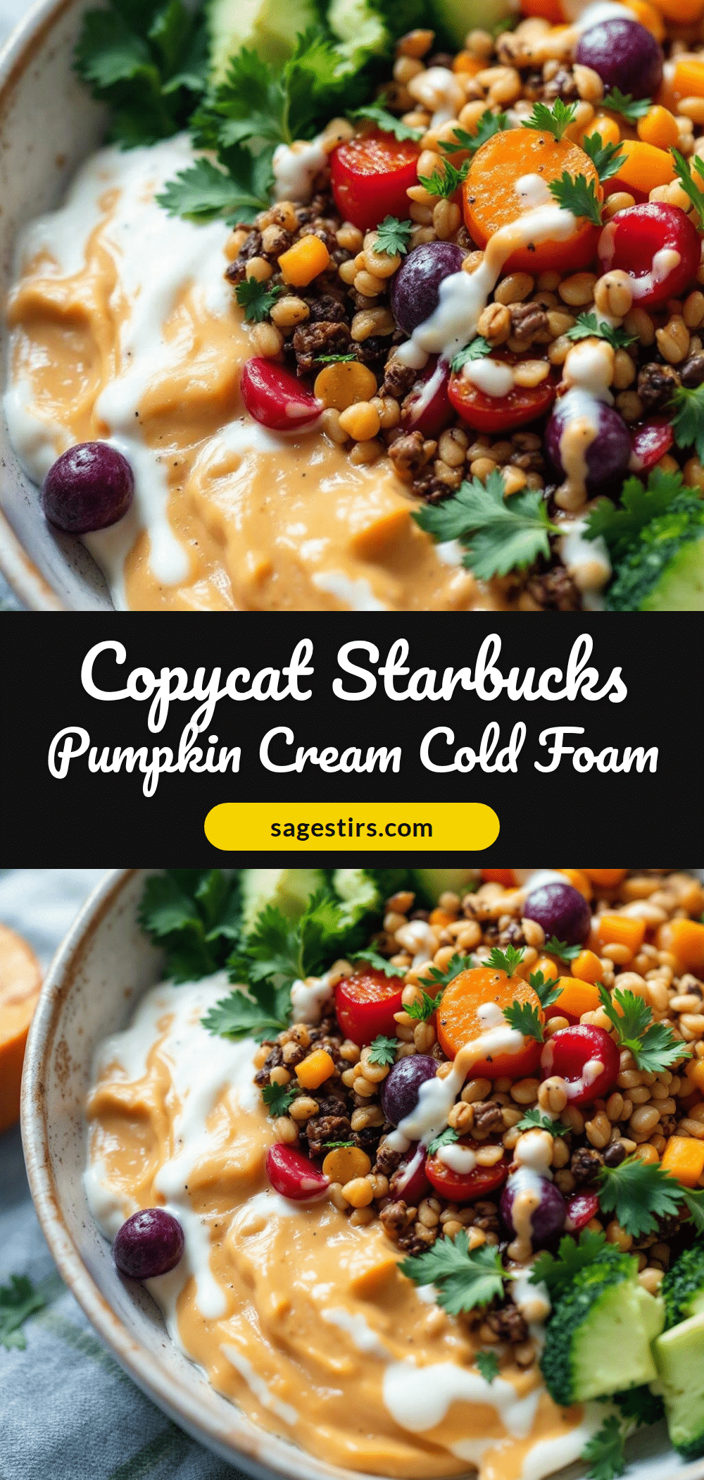 Easy Copycat Starbucks Pumpkin Cream Cold Foam Coffee recipe