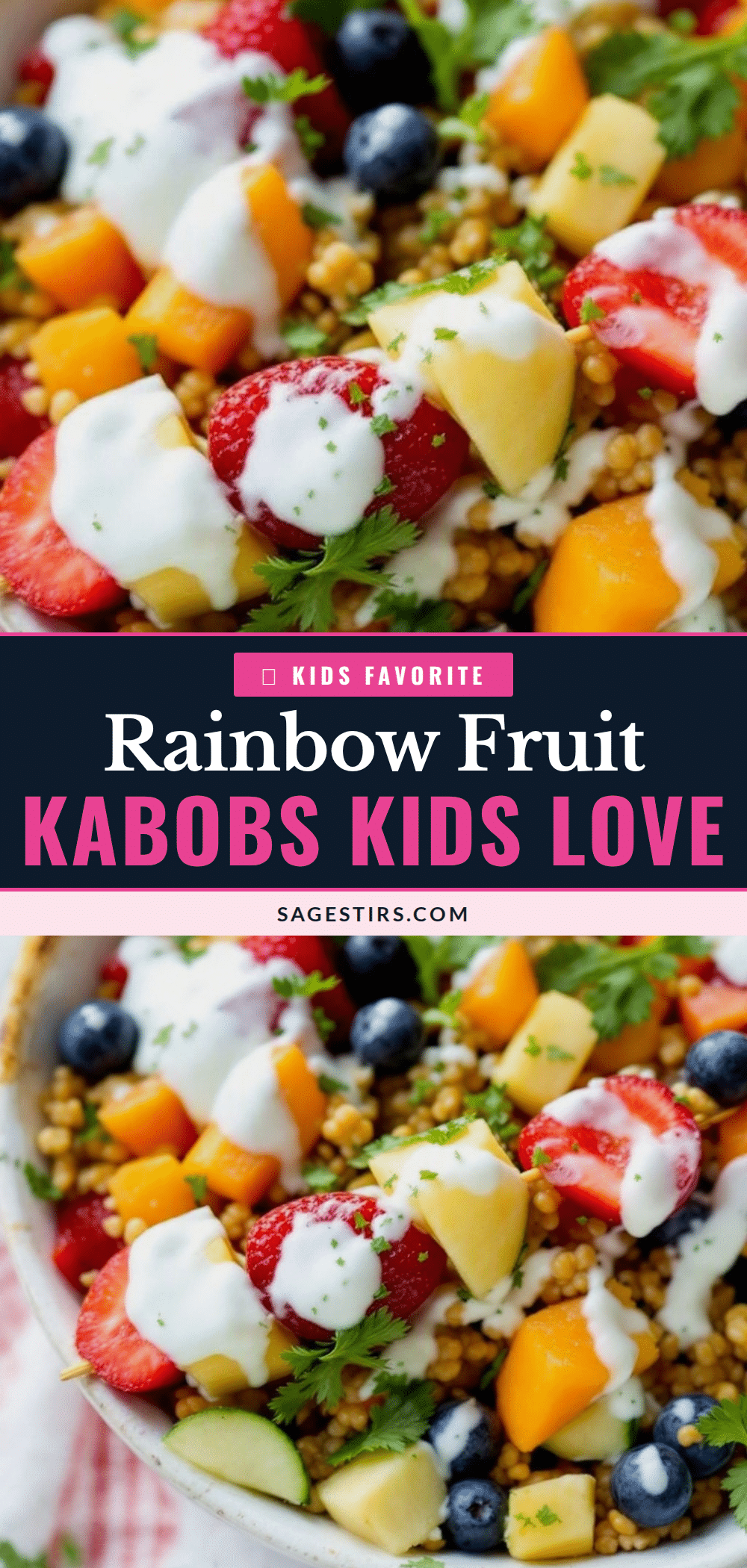easy rainbow fruit kabobs recipe