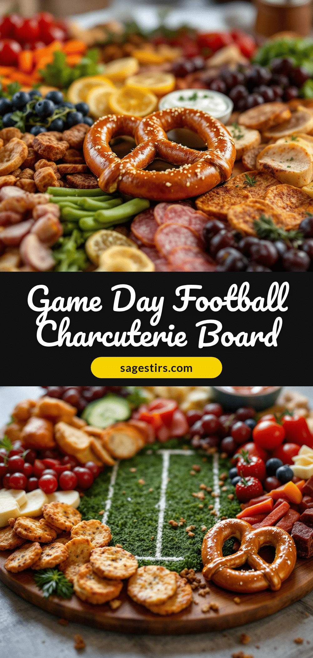 football charcuterie board recipe