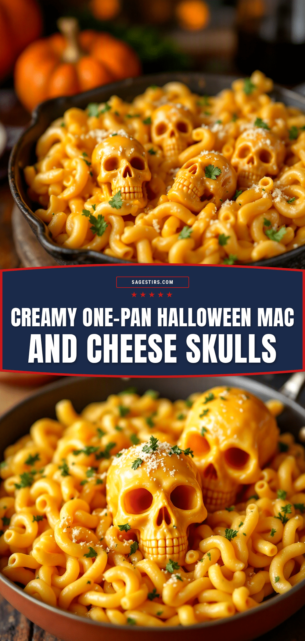 halloween mac and cheese skulls recipe
