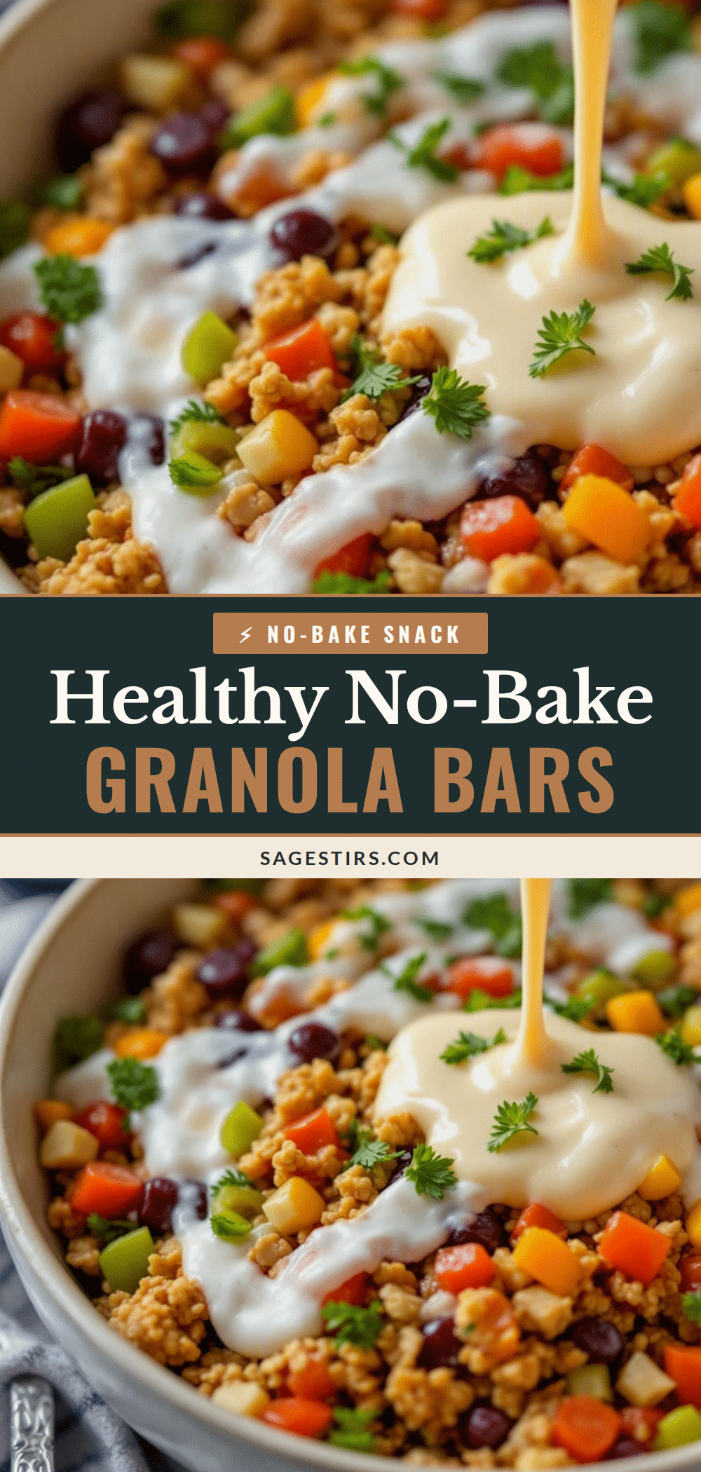 healthy no-bake granola bars recipe