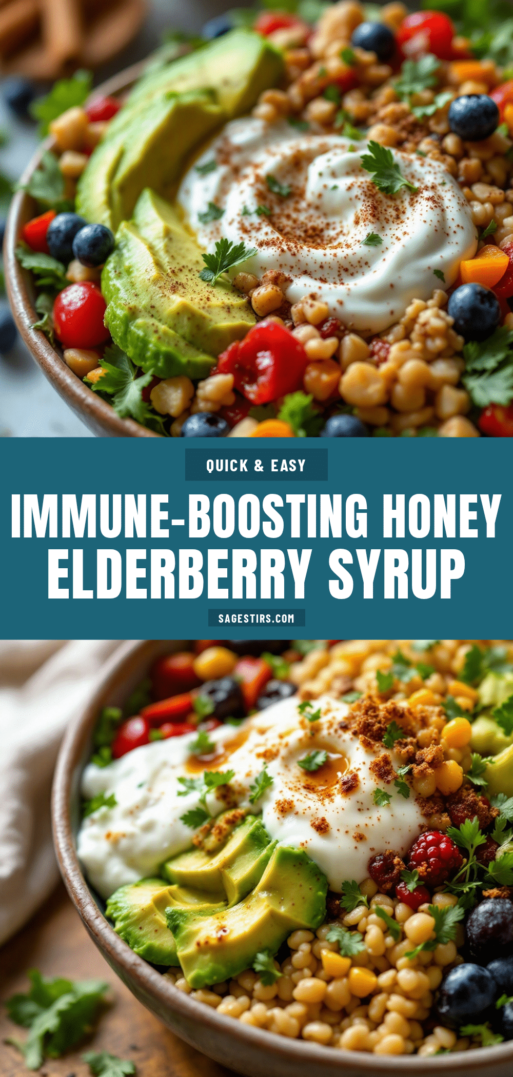 homemade elderberry syrup with honey recipe