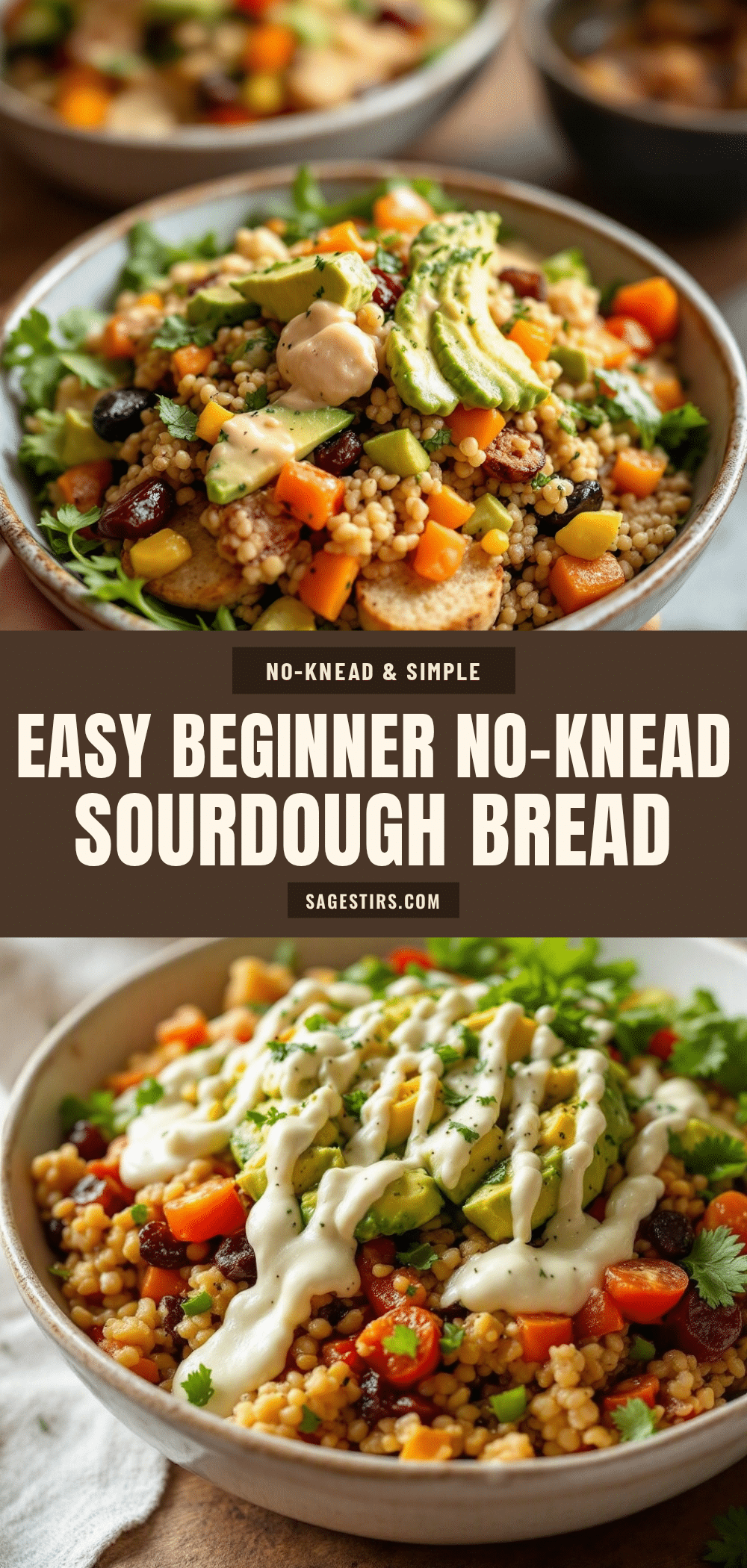 no-knead sourdough sandwich bread recipe