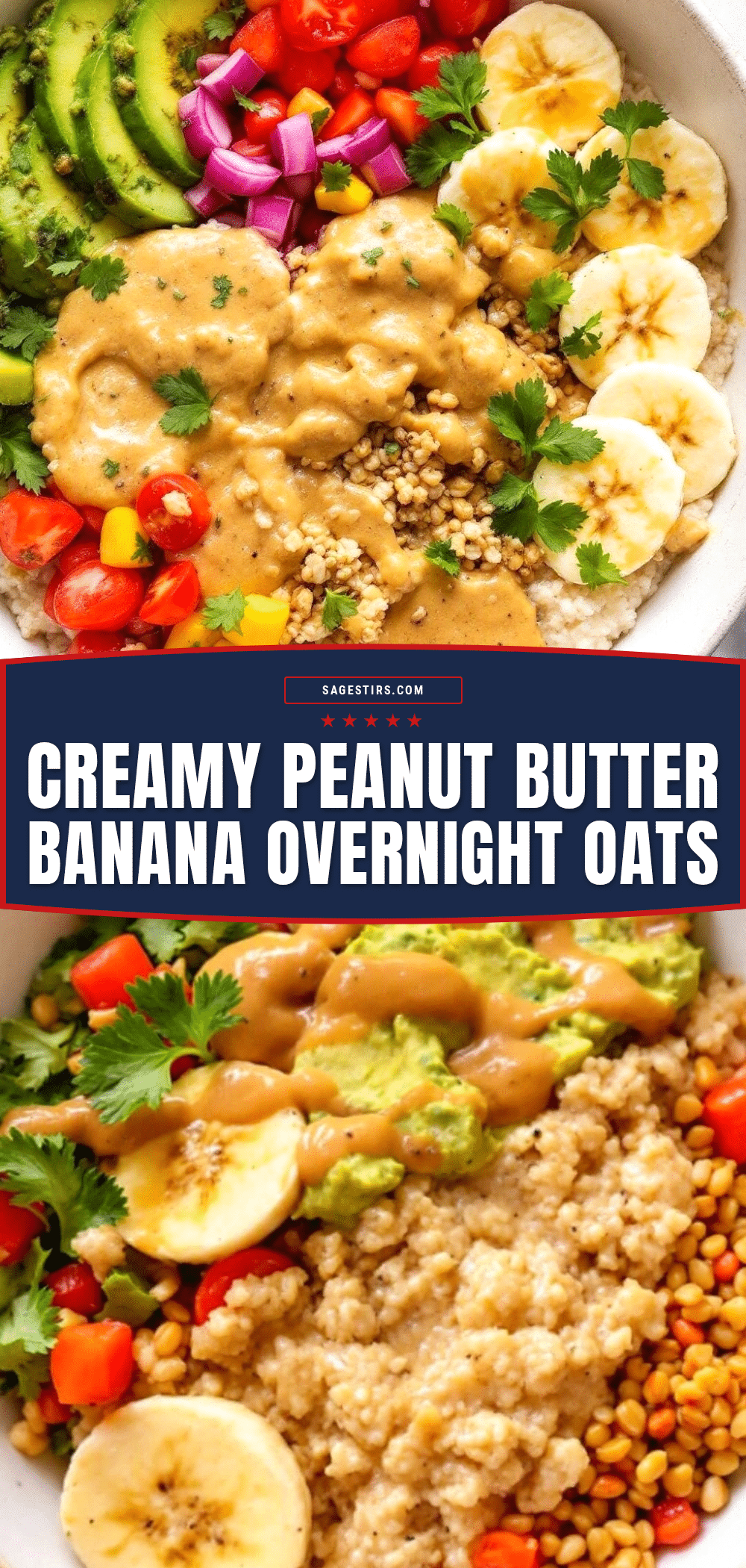 peanut butter banana overnight oats recipe