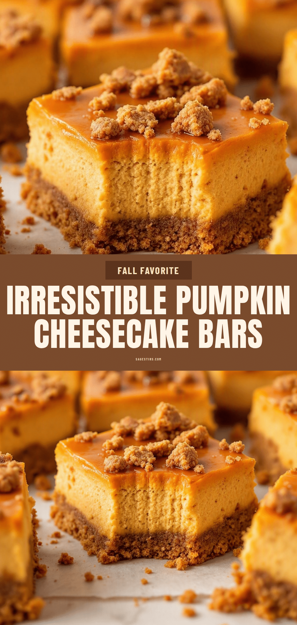 pumpkin cheesecake bars recipe
