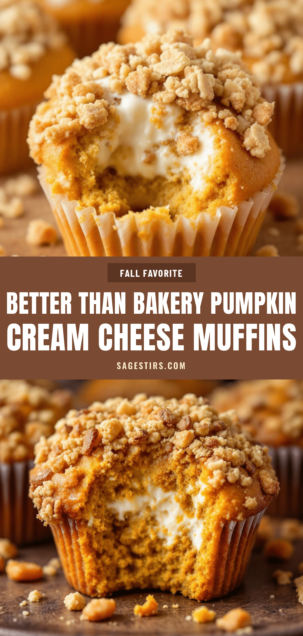 pumpkin cream cheese muffins recipe