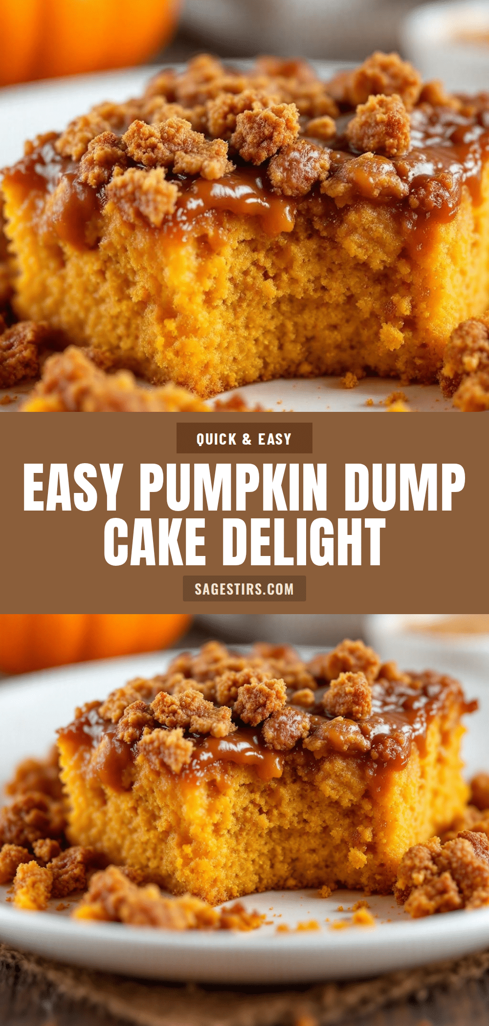 pumpkin dump cake with yellow cake mix recipe