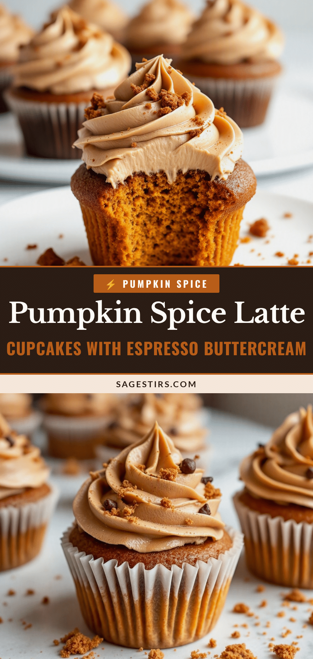 pumpkin spice latte cupcakes recipe