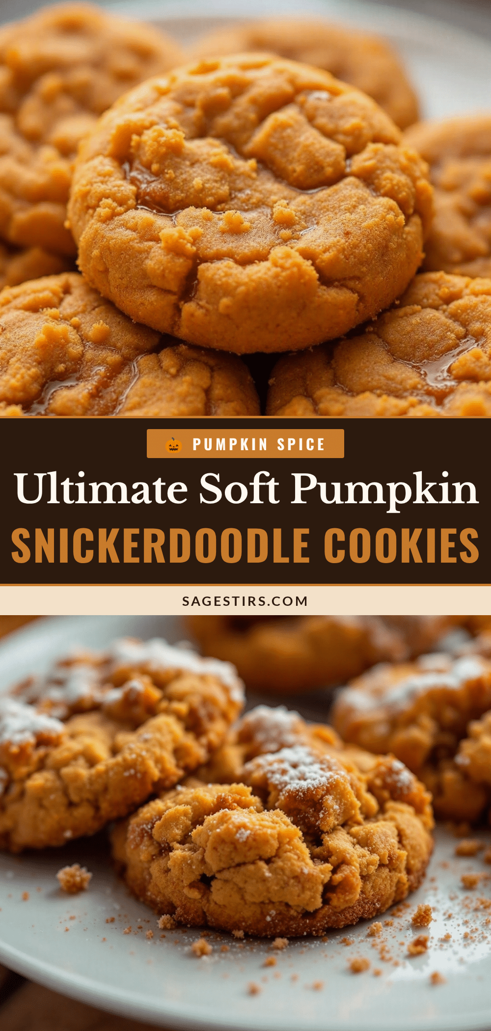pumpkin spice snickerdoodle cookies recipe