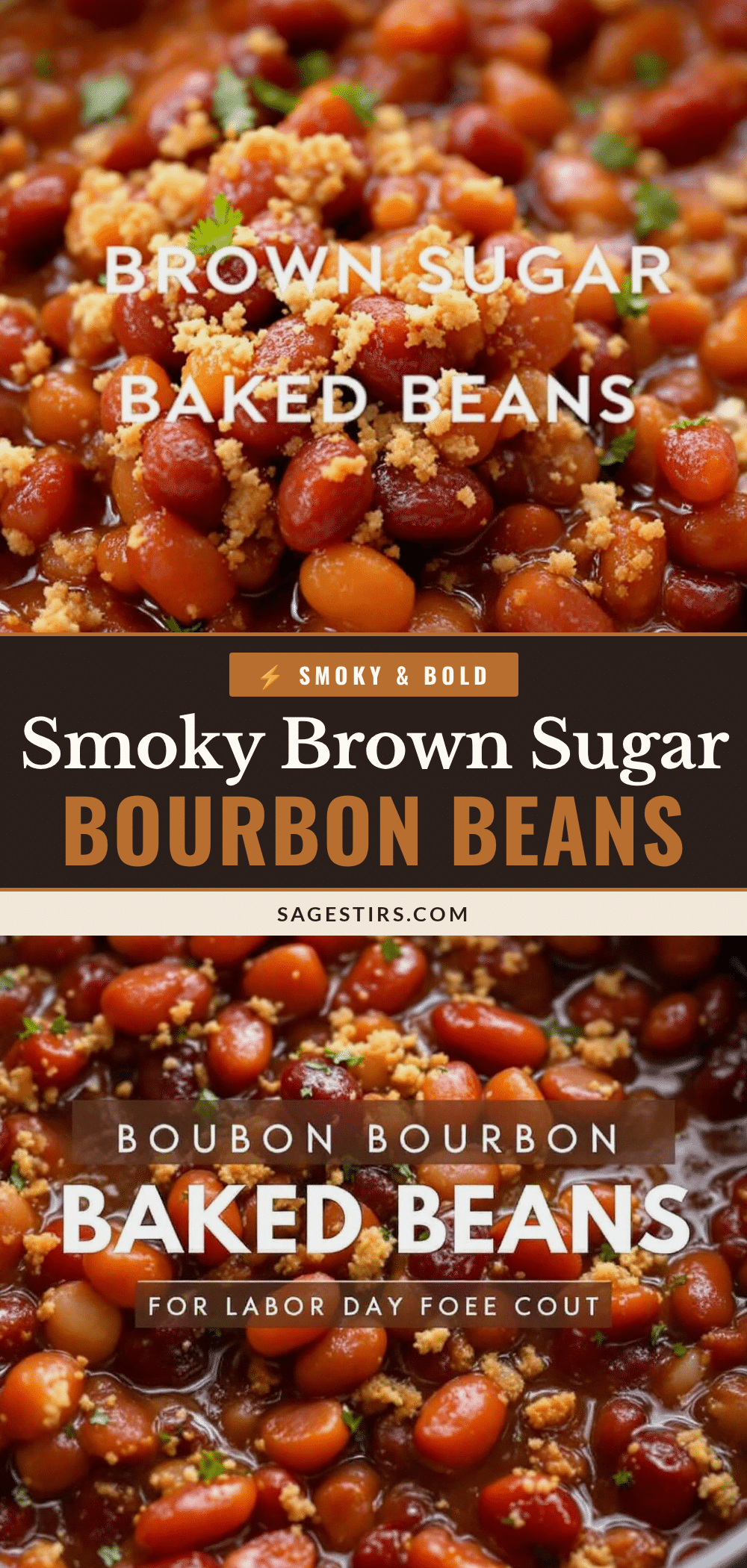 smoky brown sugar bourbon baked beans recipe