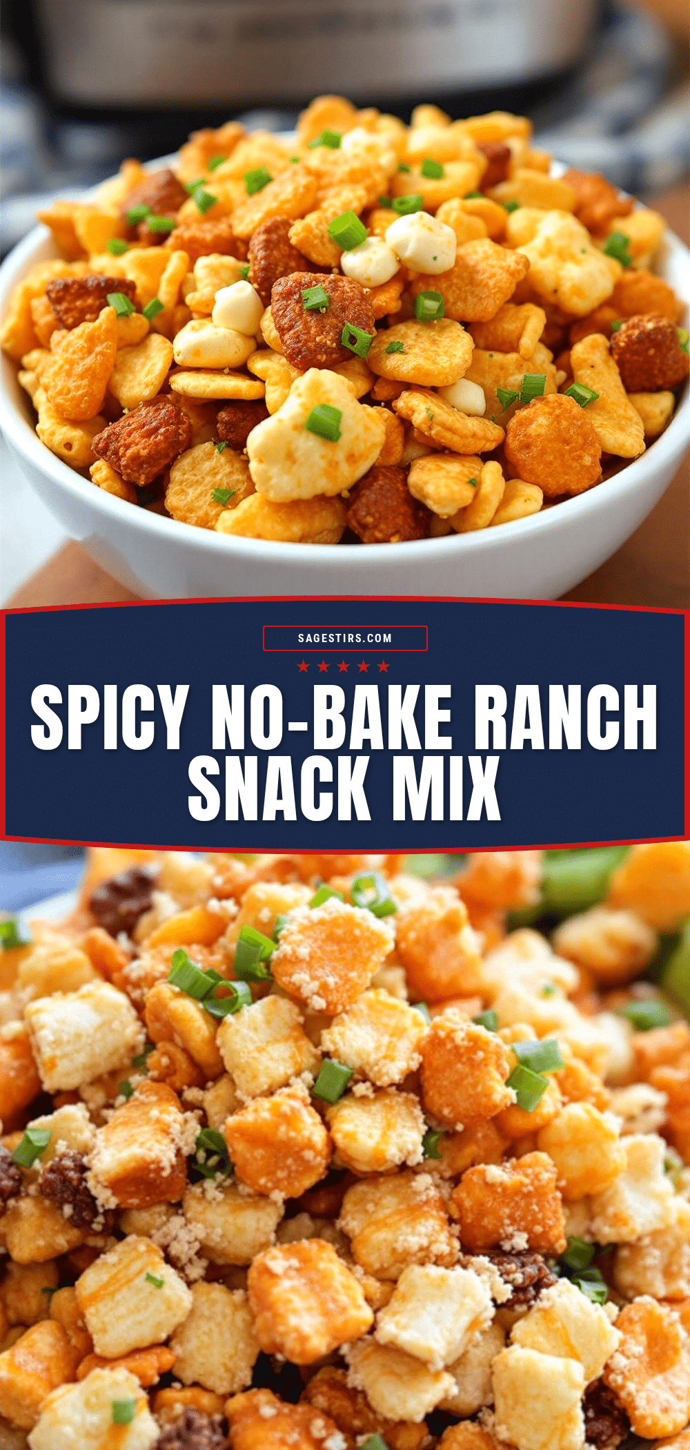 spicy ranch snack mix recipe