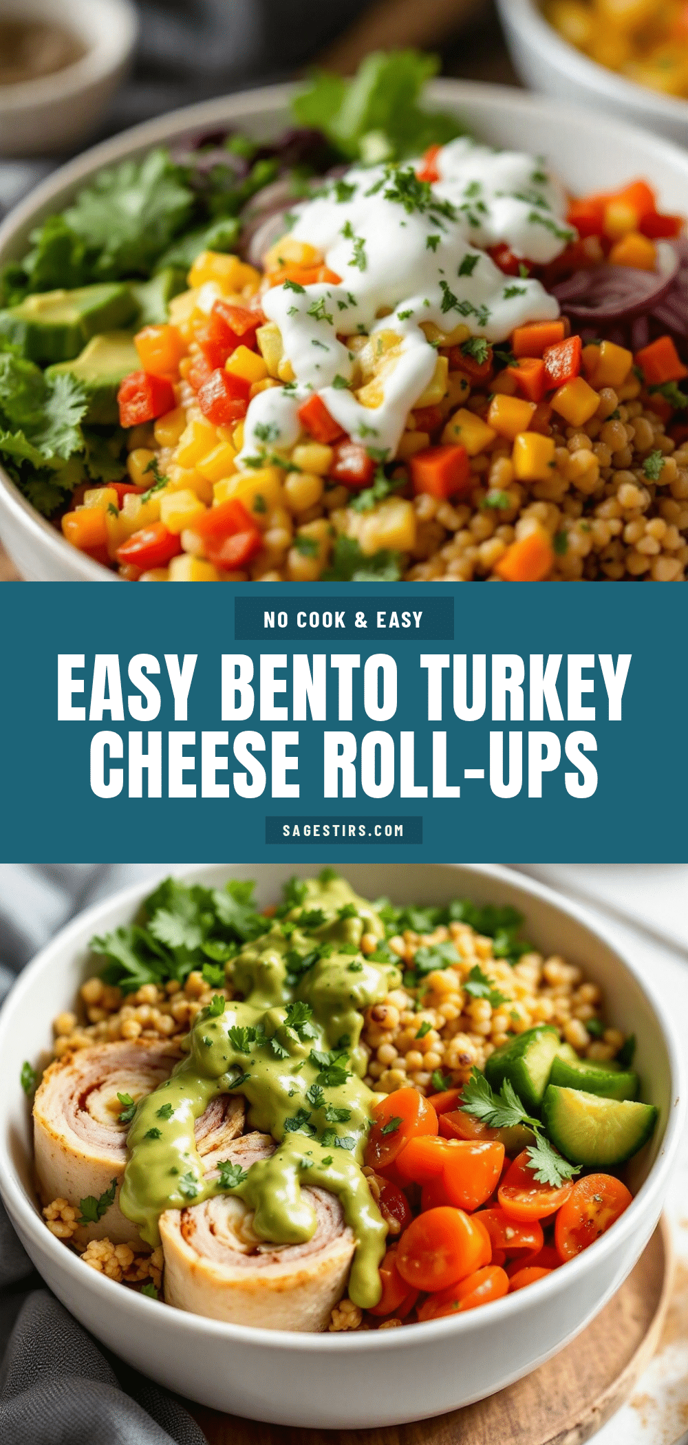 turkey and cheese roll-ups for bento box lunch recipe