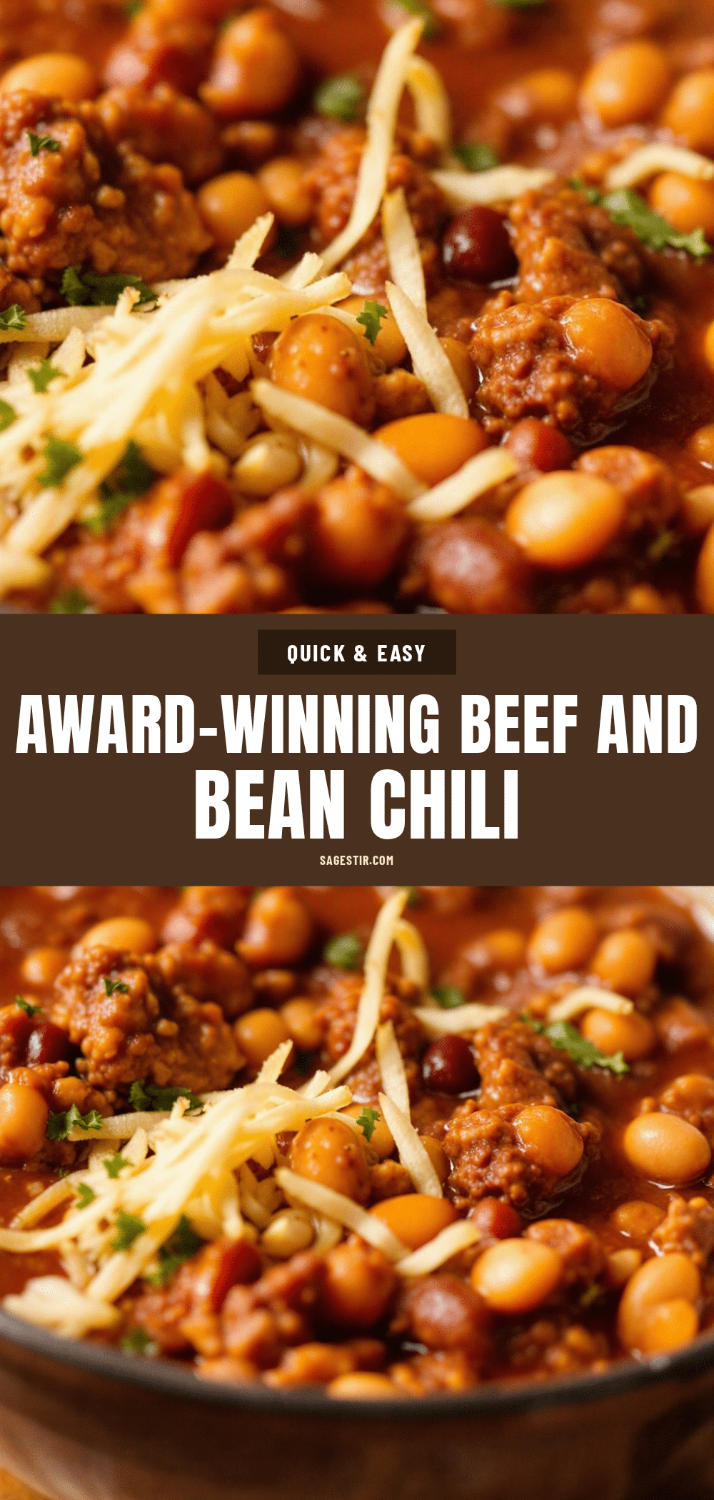 beef and bean chili recipe