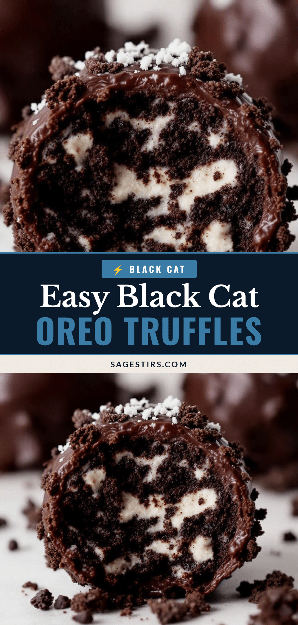 black cat oreo truffles recipe