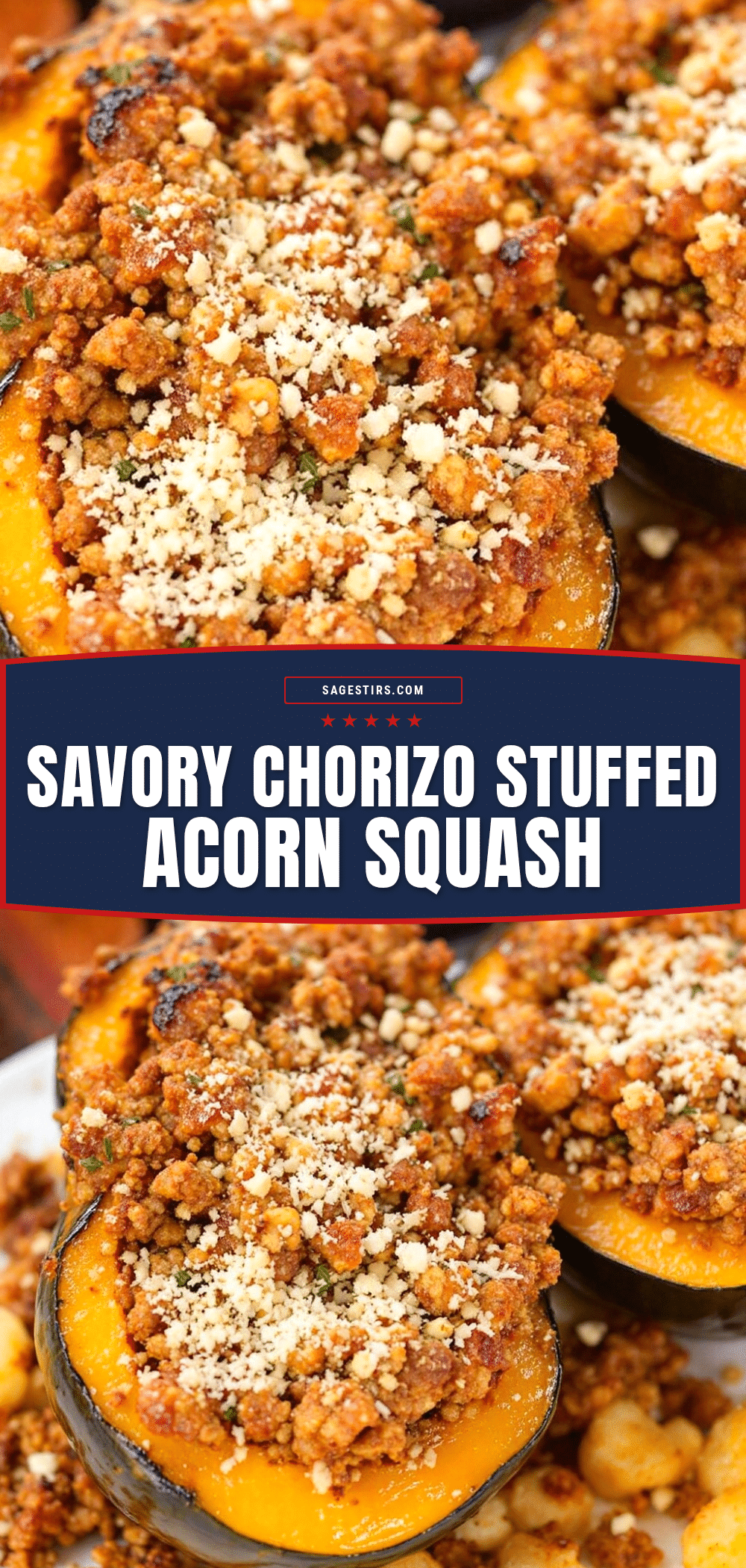 chorizo stuffed acorn squash recipe