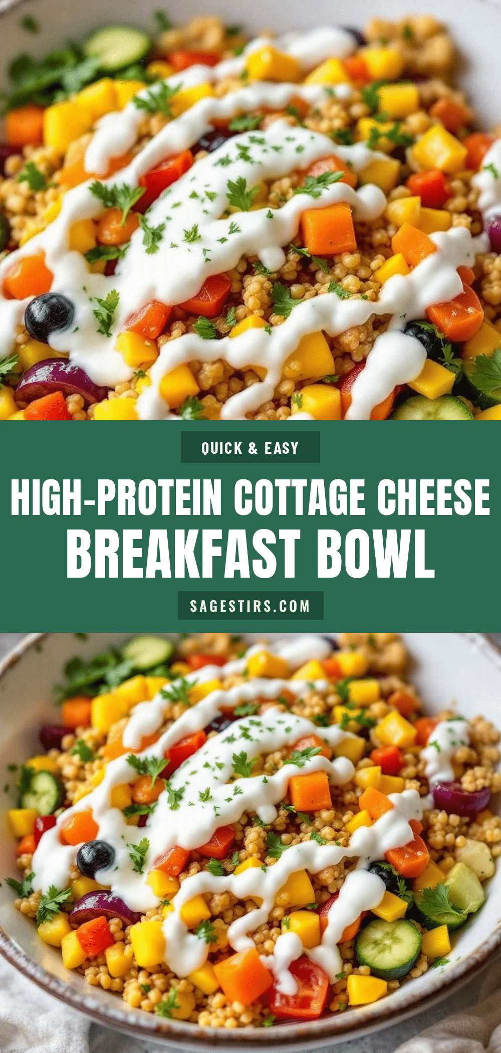 cottage cheese breakfast bowl recipe
