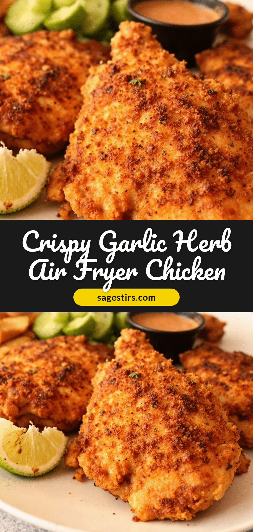crispy air fryer chicken thighs recipe