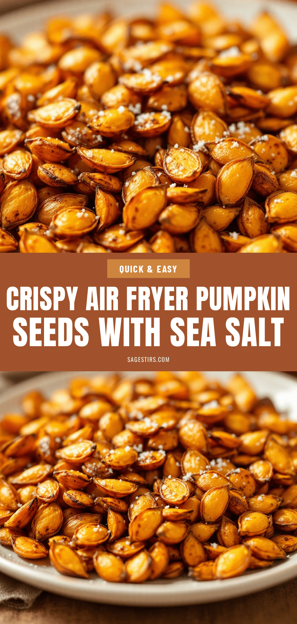 crispy air fryer pumpkin seeds recipe
