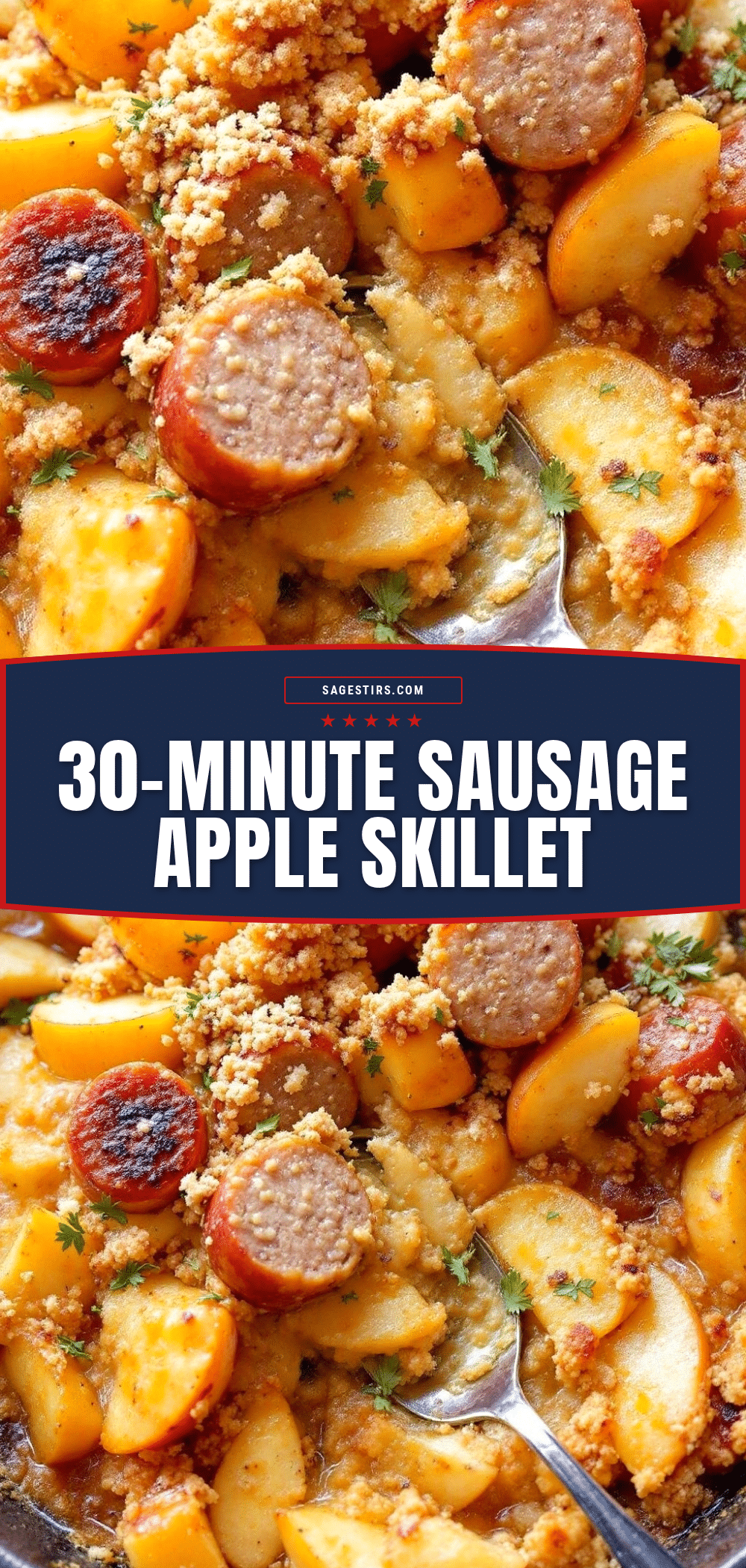 easy 30-minute sausage and apple skillet dinner recipe