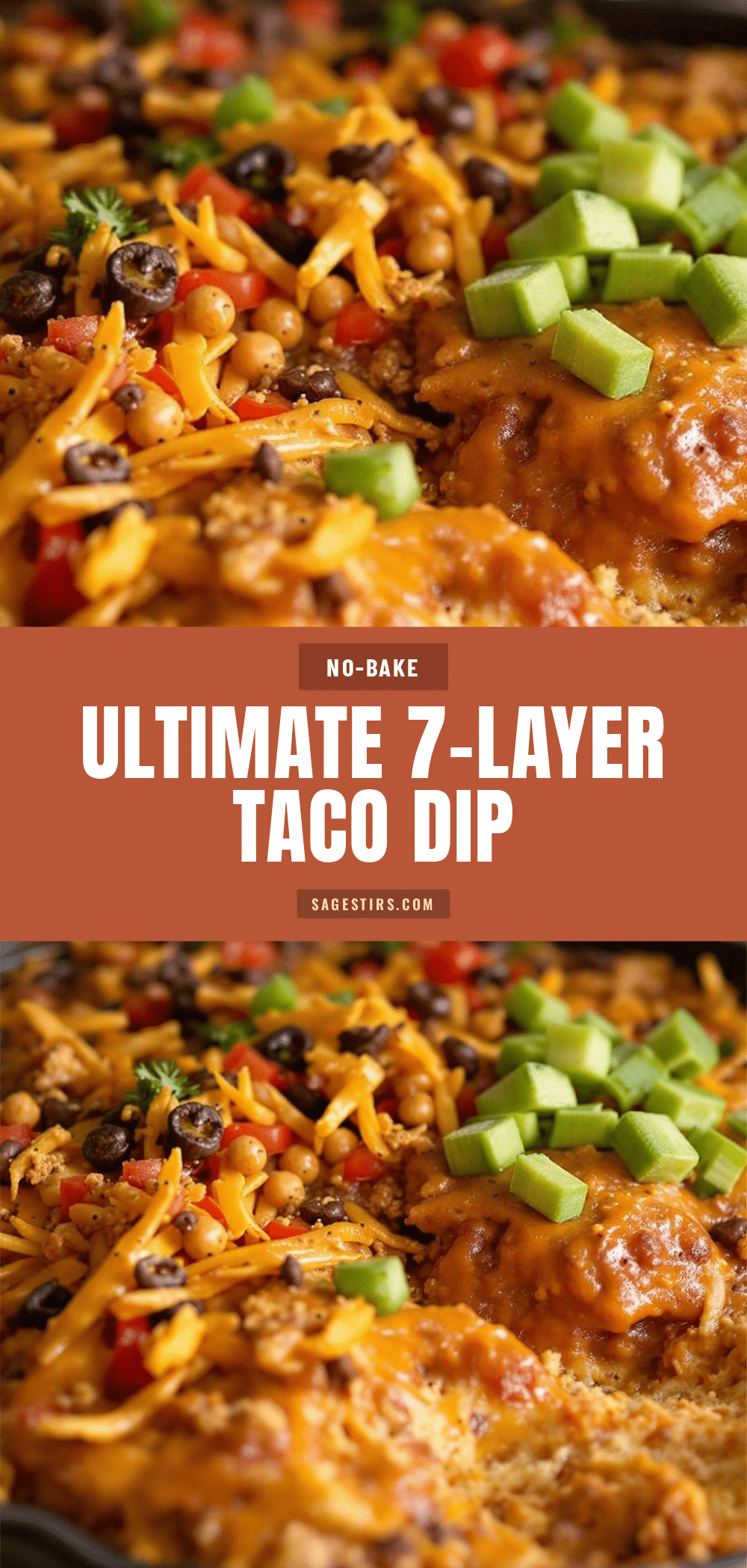 easy 7-layer taco dip recipe