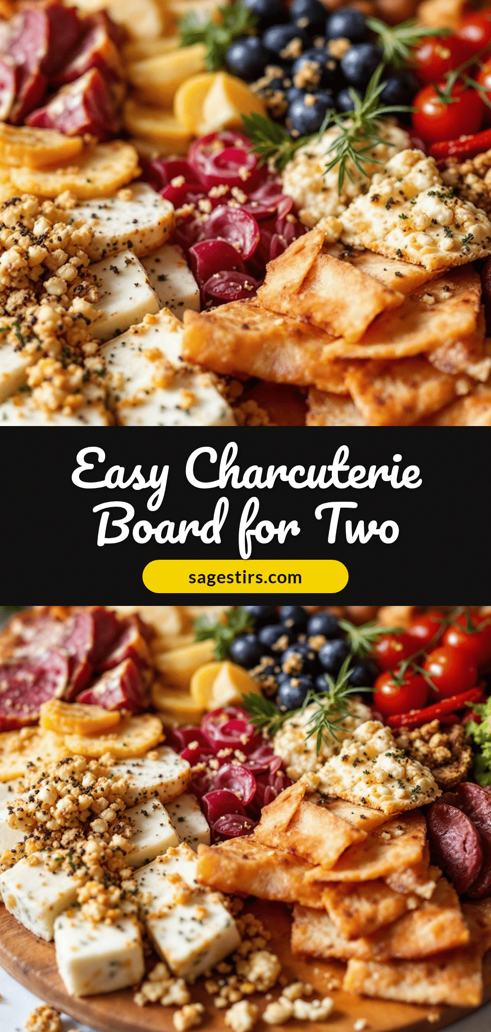 easy everyday charcuterie board for two recipe