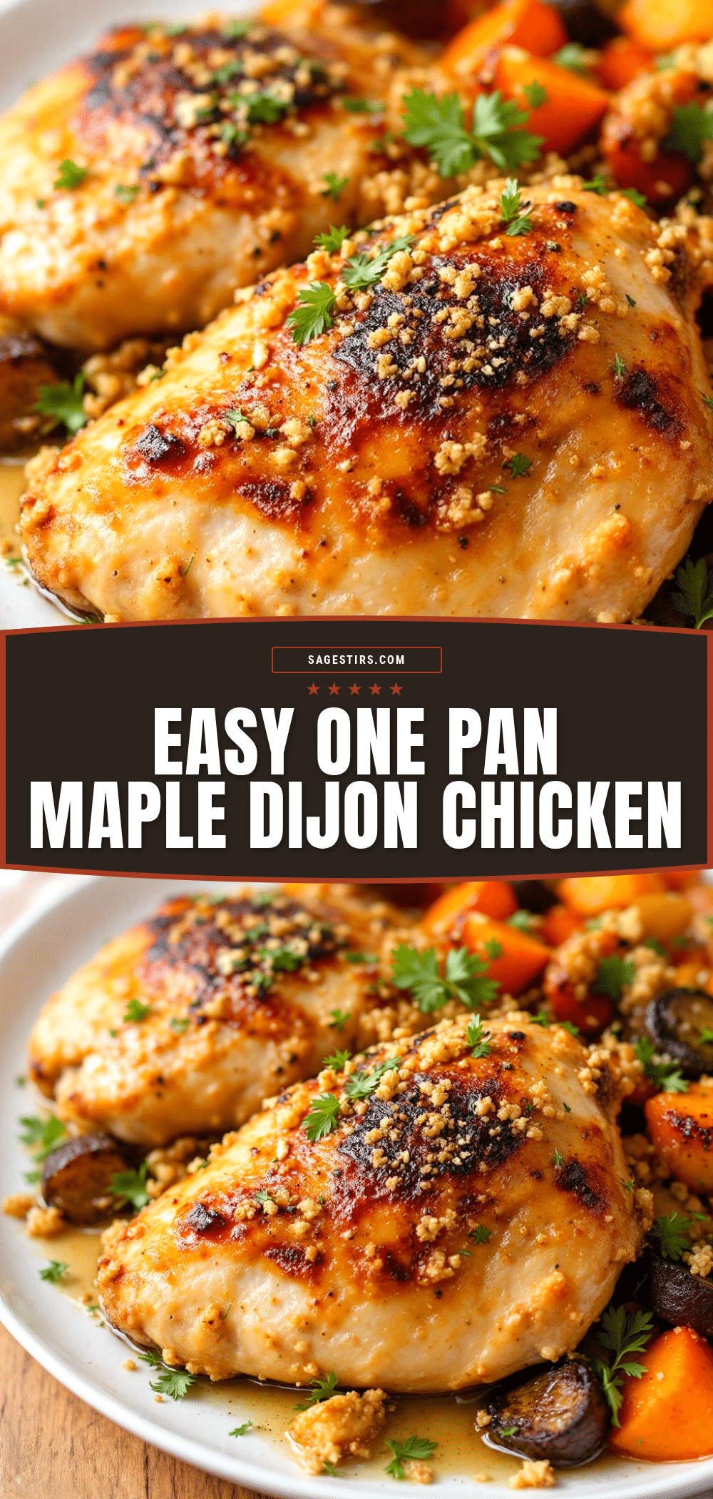 Easy One-Pan Maple Dijon Chicken recipe
