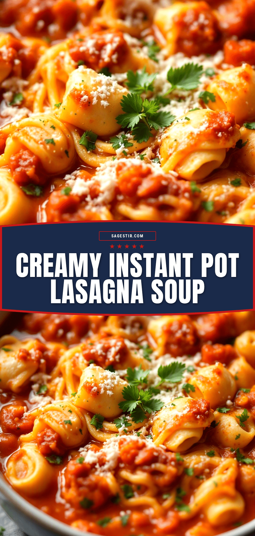 instant pot lasagna soup with ricotta recipe