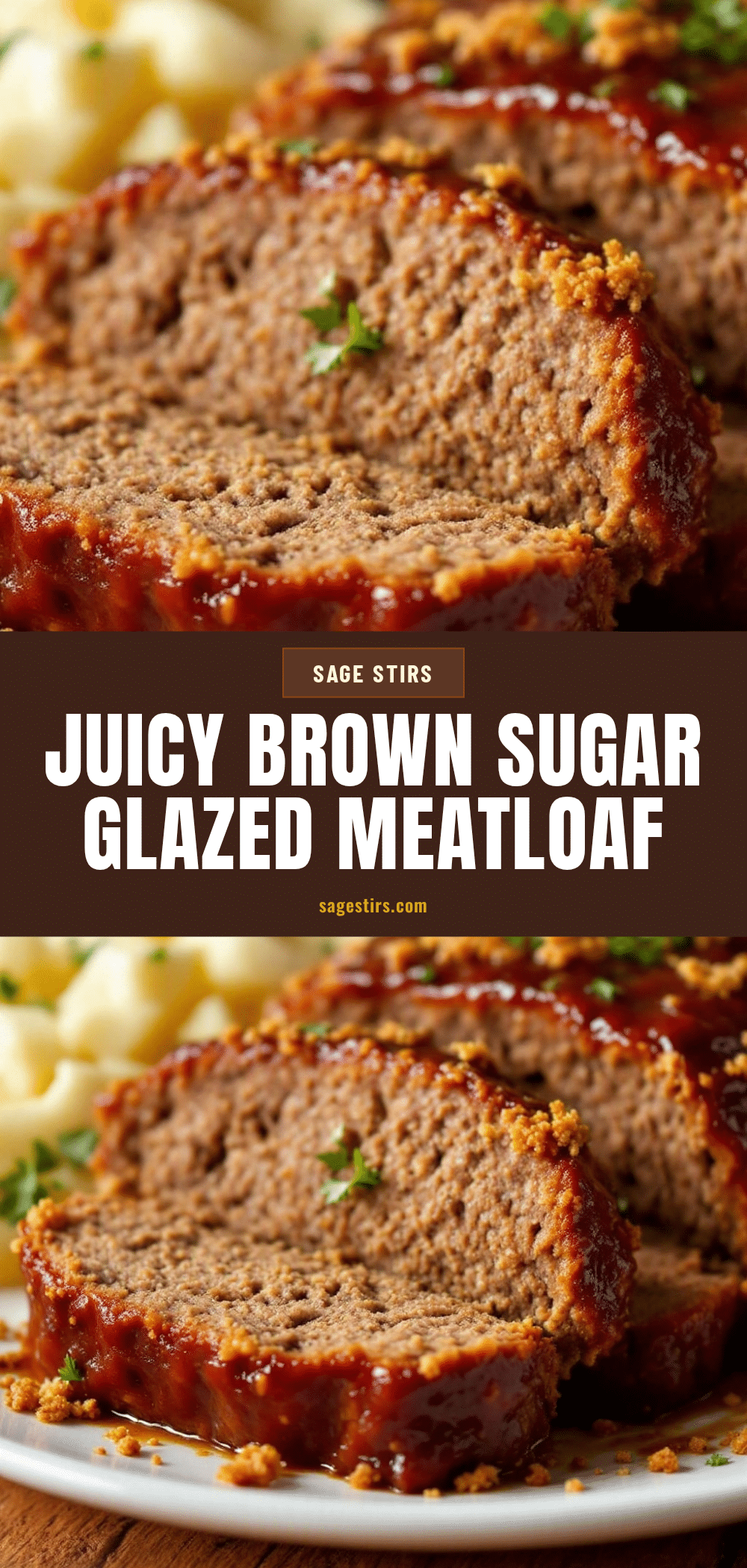 Moist Brown Sugar Glazed Meatloaf Recipe recipe