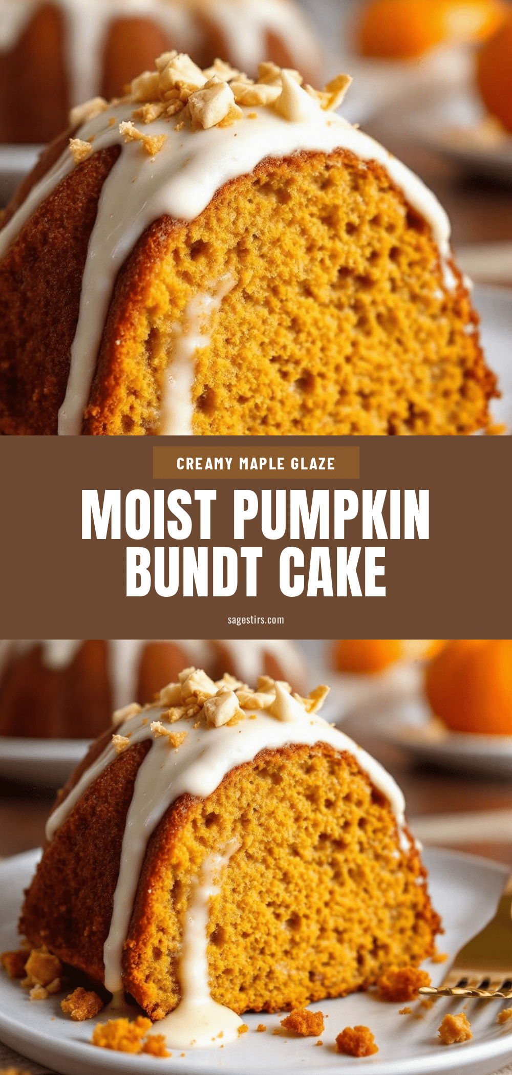 moist pumpkin bundt cake with maple glaze recipe