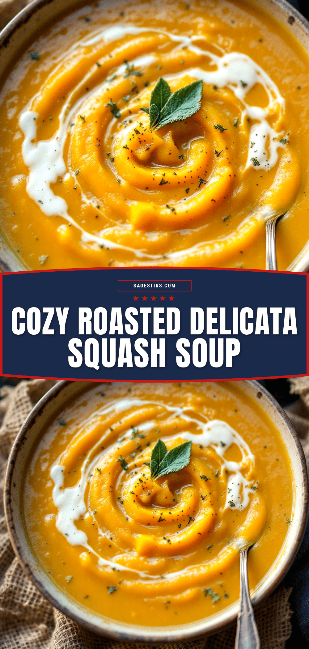 roasted delicata squash soup recipe