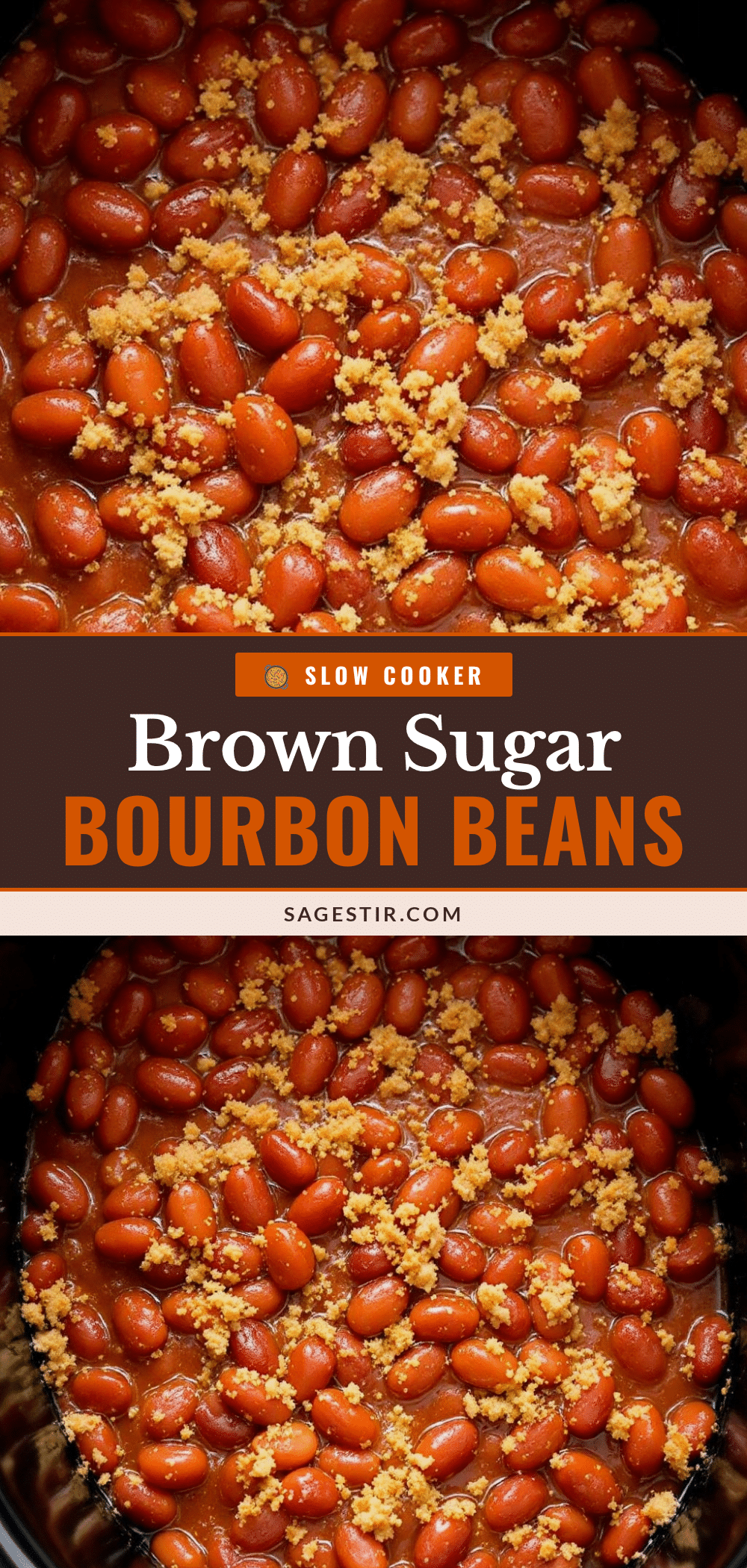 slow cooker brown sugar bourbon baked beans recipe