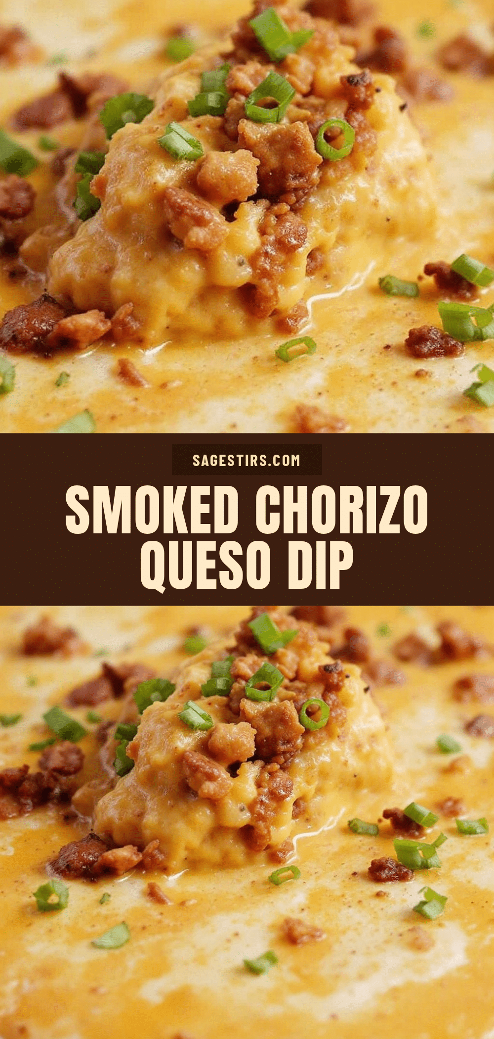 smoked queso dip with chorizo recipe