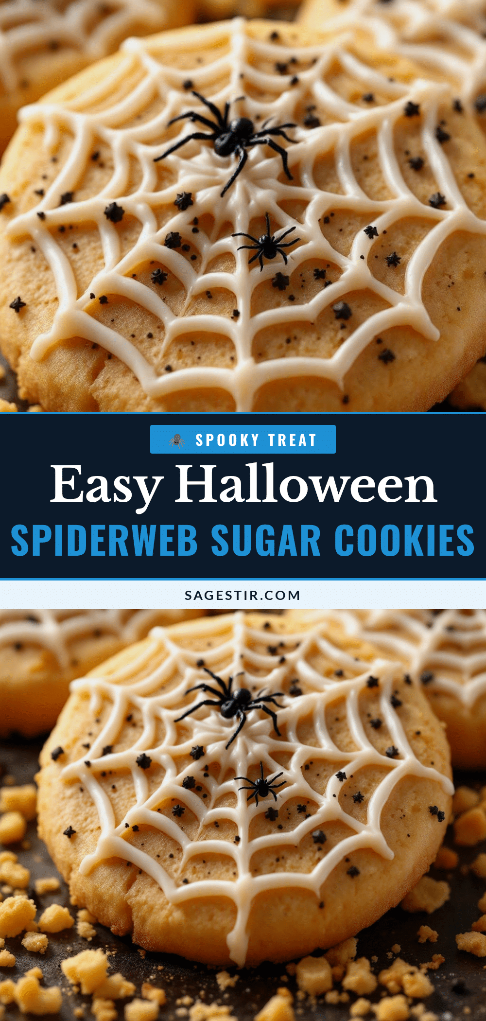 spiderweb sugar cookies recipe